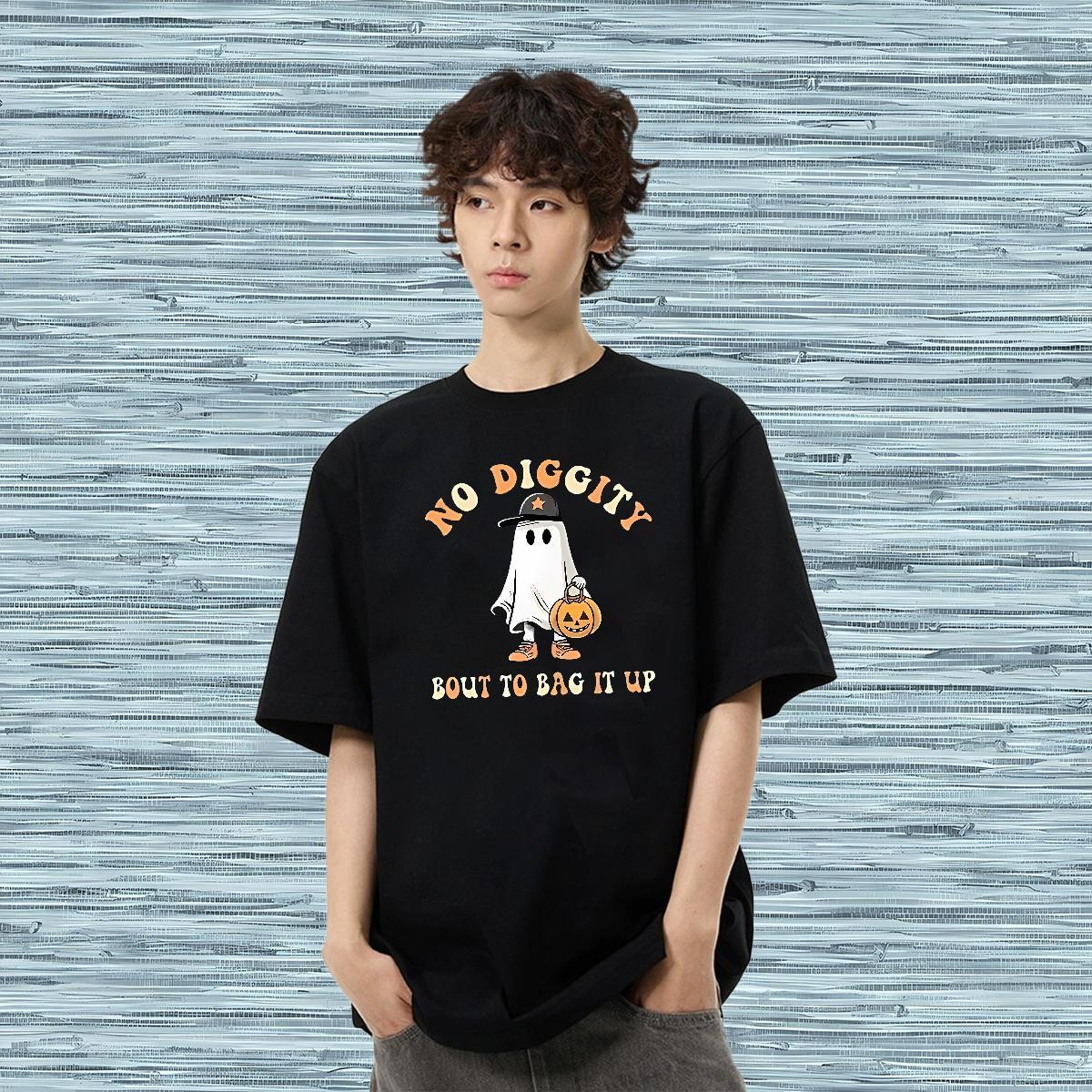 2024 Designer T Shirts Men 230g Pure Cotton halloween Street Wear Tops Tees Breathable Short Sleeve TOP Quality Men Tops Tees Graphic