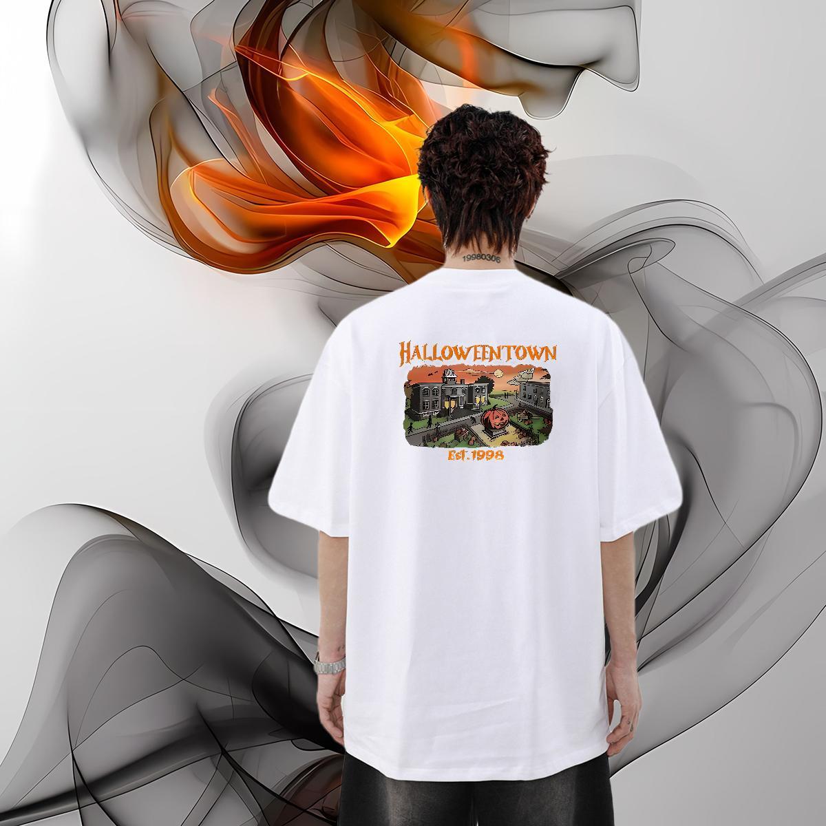 Factory Direct T-Shirts 100% Cotton 230g pumpkin Spring Summer Clothings Breathable Short Sleeve Loose Men Tshirts Oversized 4XL