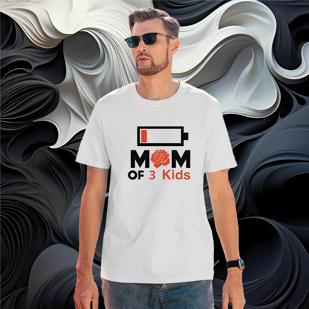 Designer Men Tees 230g Pure Cotton mothers day T Shirts Men Spring Summer Breathable Short Sleeve White Plus Size New Arrival Polos