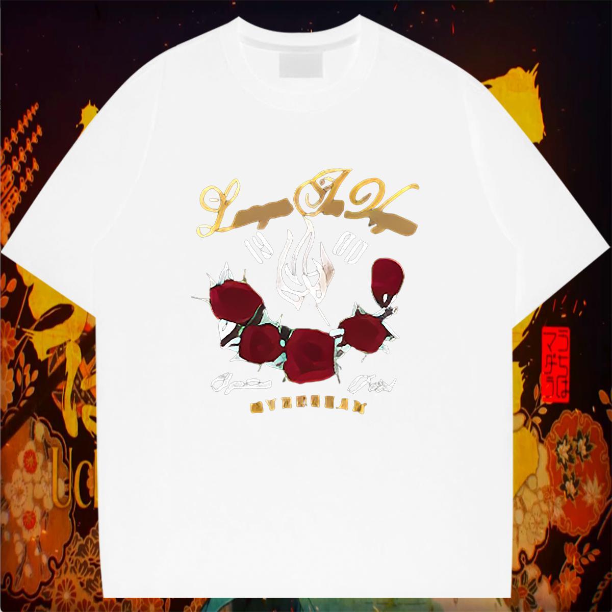 T Shirts Men 100% Cotton 230g flower Sport O Neck Short Sleeves DIY Logo Oversized Tshirts Free Shipping Cool Design Clothings