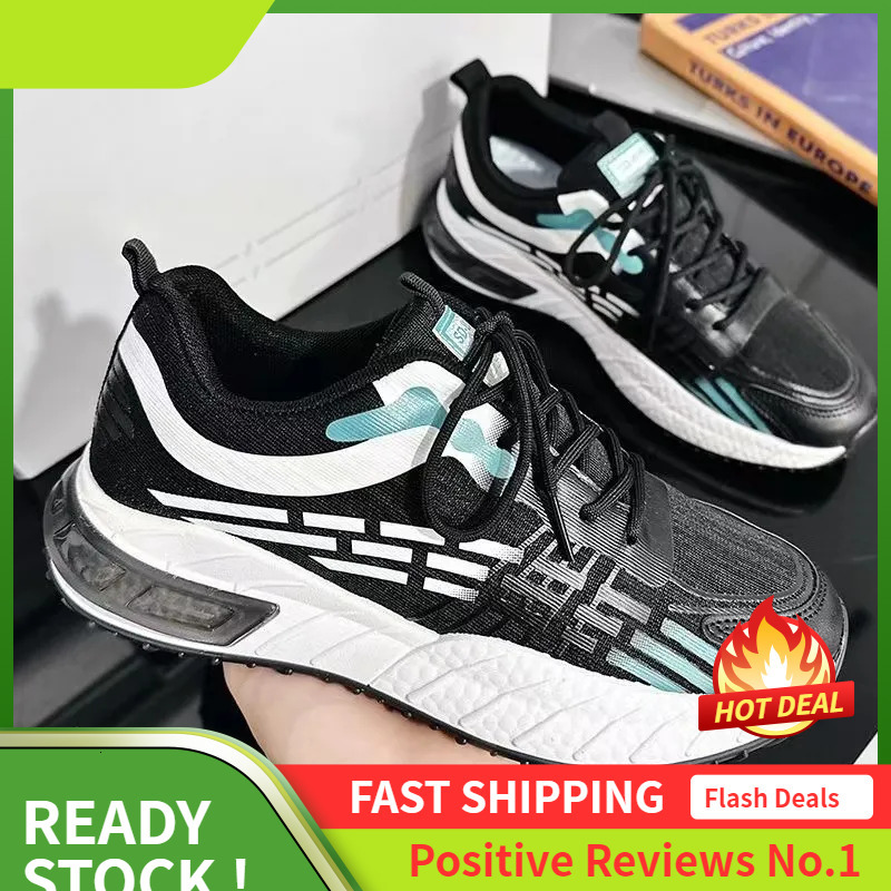 Net Ddmysports Men Mesh Breathable Casual Shoes Fashion Trendy Athleisure Style White Free Shipping Outdoor