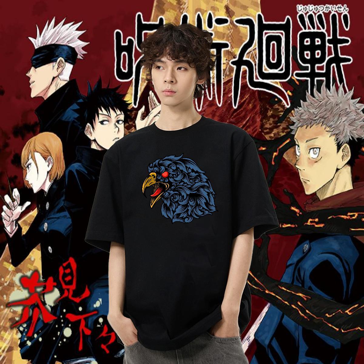 Wholesale Man T Shirts 230g 100% Cotton eagle High Street Hip Hop Tee Shirt O-Neck Short Sleeve Classic Couples T Shirts Oversized