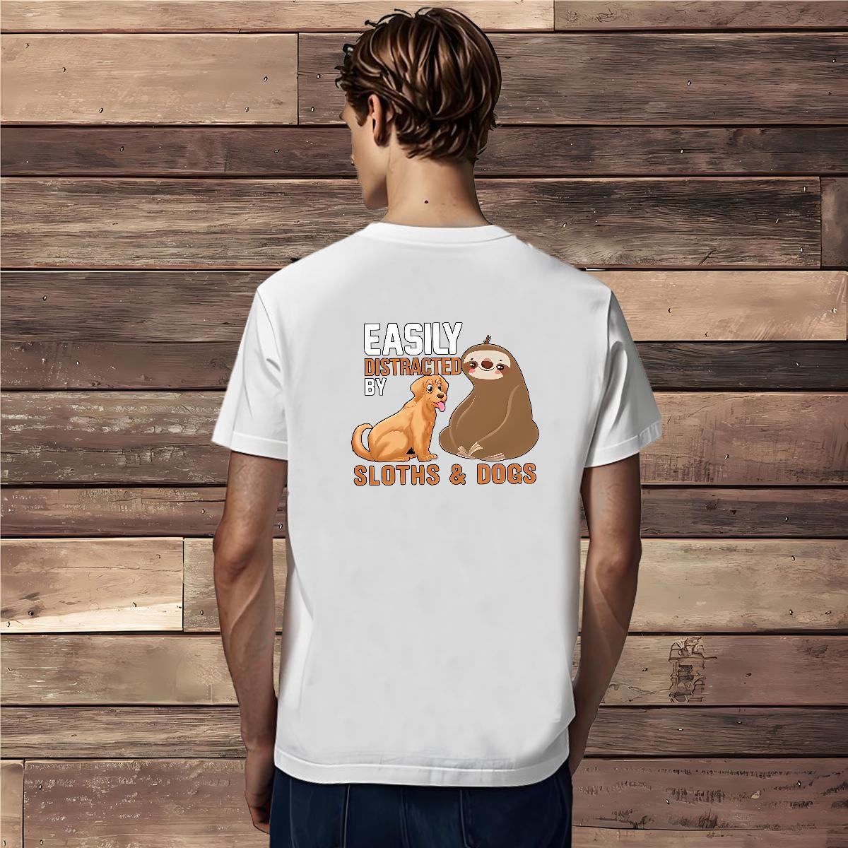 Loose Fit Men Clothes T-Shirt 230g Pure Cotton T-Shirts for Men Sports Casual Breathable Short Sleeve Cartoon Printing L-4XL Designer Fashion Tops Shi