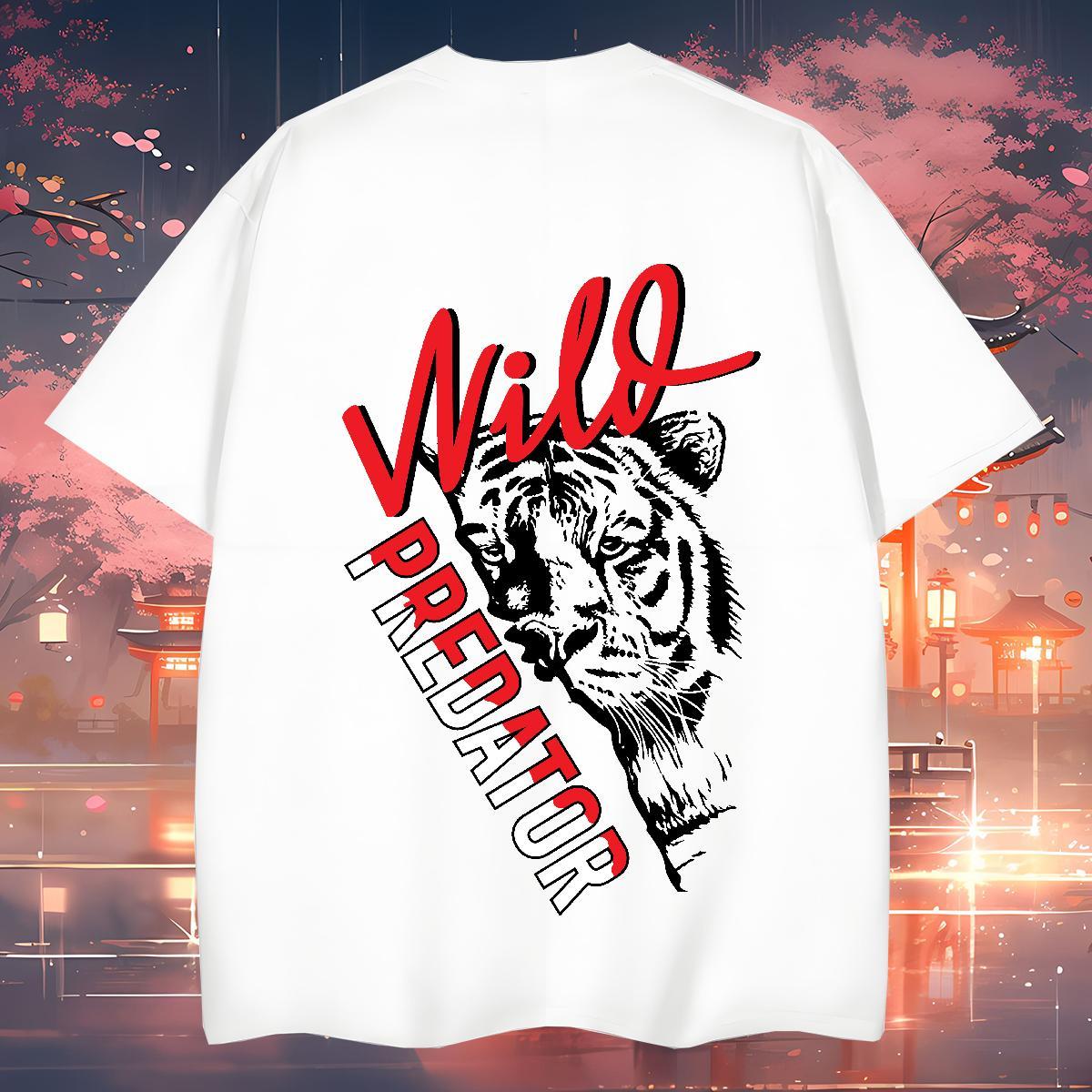 T shirt 230g 100% Cotton Sport Round Neck Short Sleeve Custom Anime Tshirts Wholesale Loose Tees