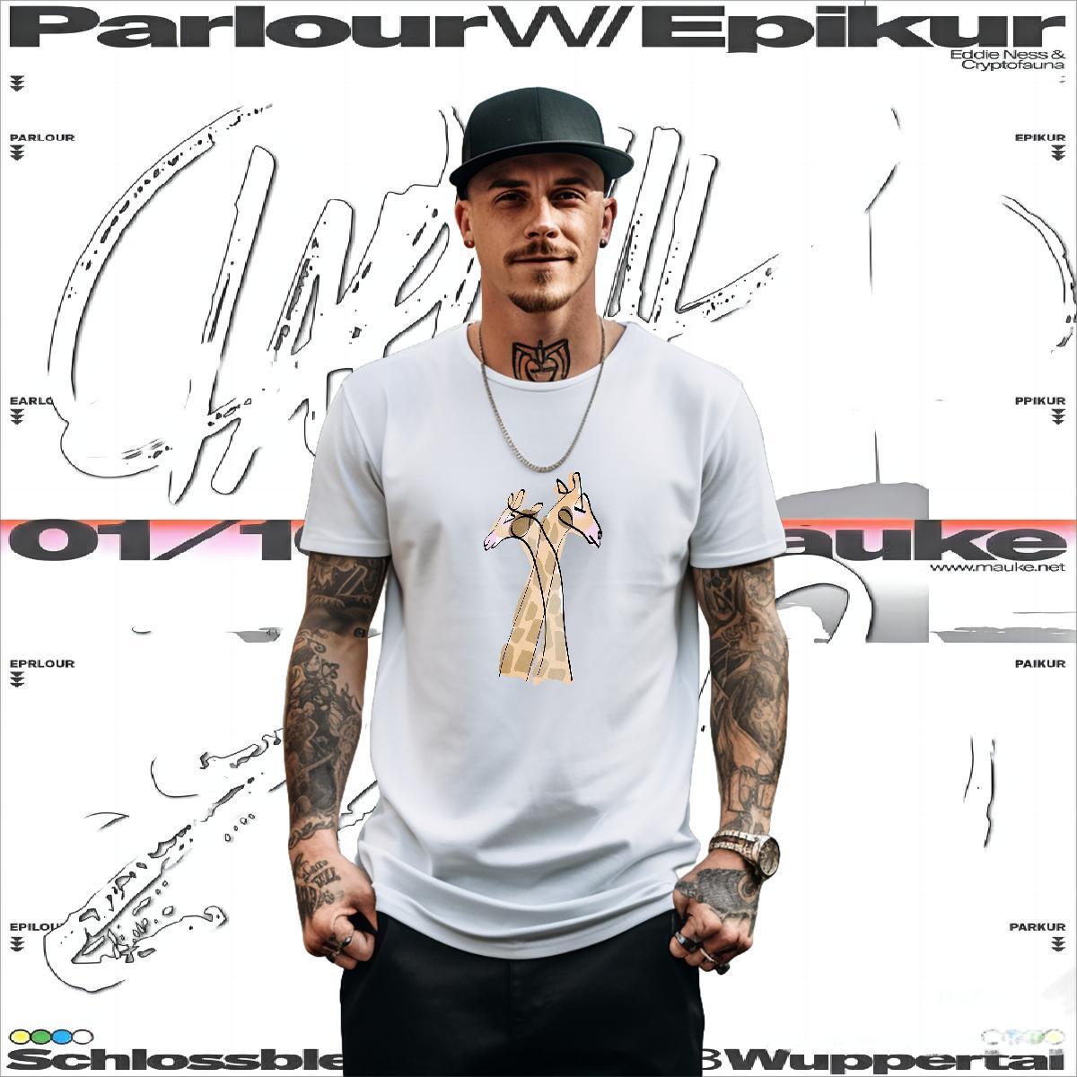 2024 Mens T Shirts 230g Pure Cotton Deer Casual Wear Breathable Crew Neck Soft Men Tees DIY Printed