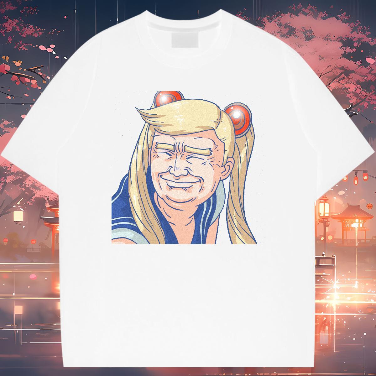 T-Shirts for Men 230g Cotton portrait Daily Outfit Breathable Custom Printing Couples T Shirts Fashion New Cool Design Tops Shirt