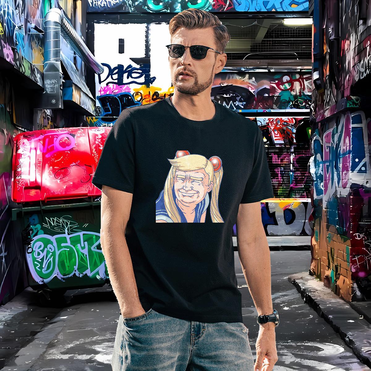 Man T Shirts 100% Cotton 230g portrait Hip Hop Street Breathable Short Sleeve Cartoon Print Men Tees 2024 Designer Comfortable Clothings