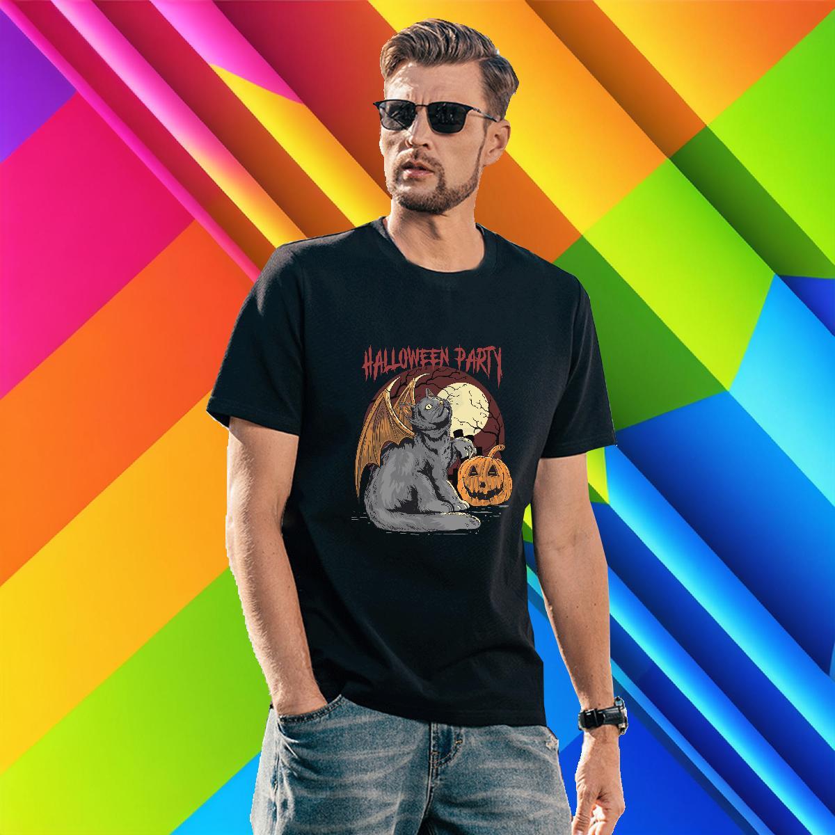 Free Shipping Tshirt for Man Woman 100% Cotton 230g Halloween Mens T Shirts Street Casual Pure Cotton Oversized 4XL Wholesale Clothings