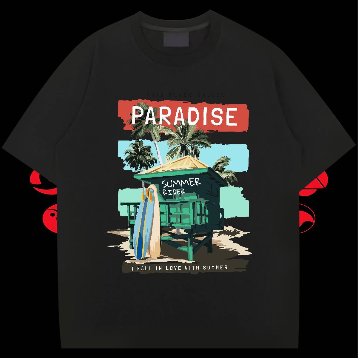 Comfortable Mens Tshirts 230g Cotton Spring Summer letter Black Oversized Breathable Short Sleeve New Men T Shirts Tops