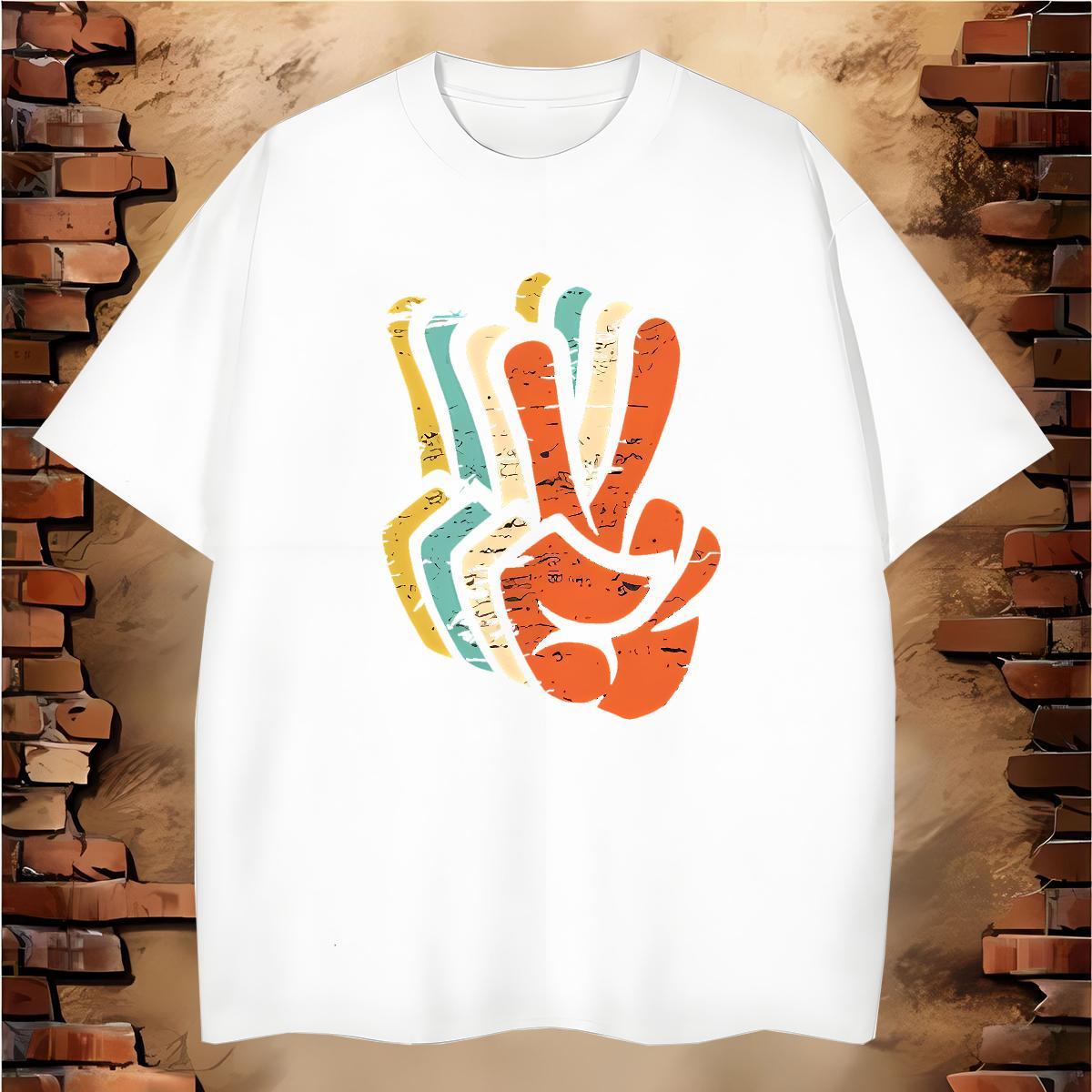 T shirt 230g 100% Cotton hands Sport Breathable Soft Plus Size Custom Tshirts Casual New Wholesale Clothings