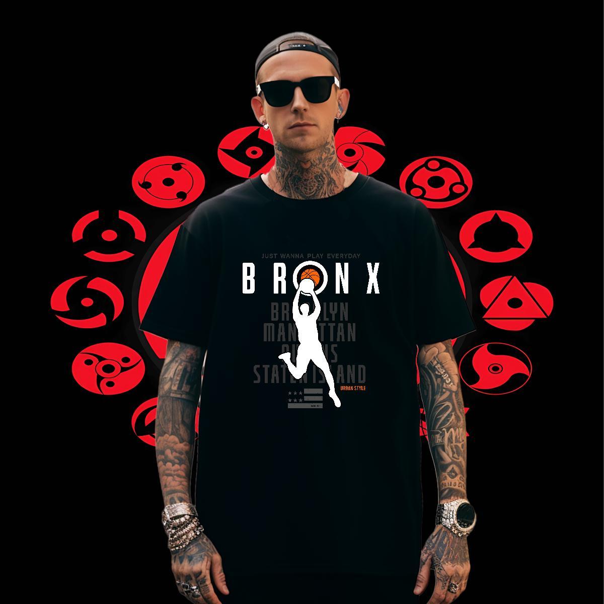 Comfortable Men Tees 230g 100% Cotton Beach basketball Oversized 4XL Crew Neck Breathable Fashion New T-Shirts Wear