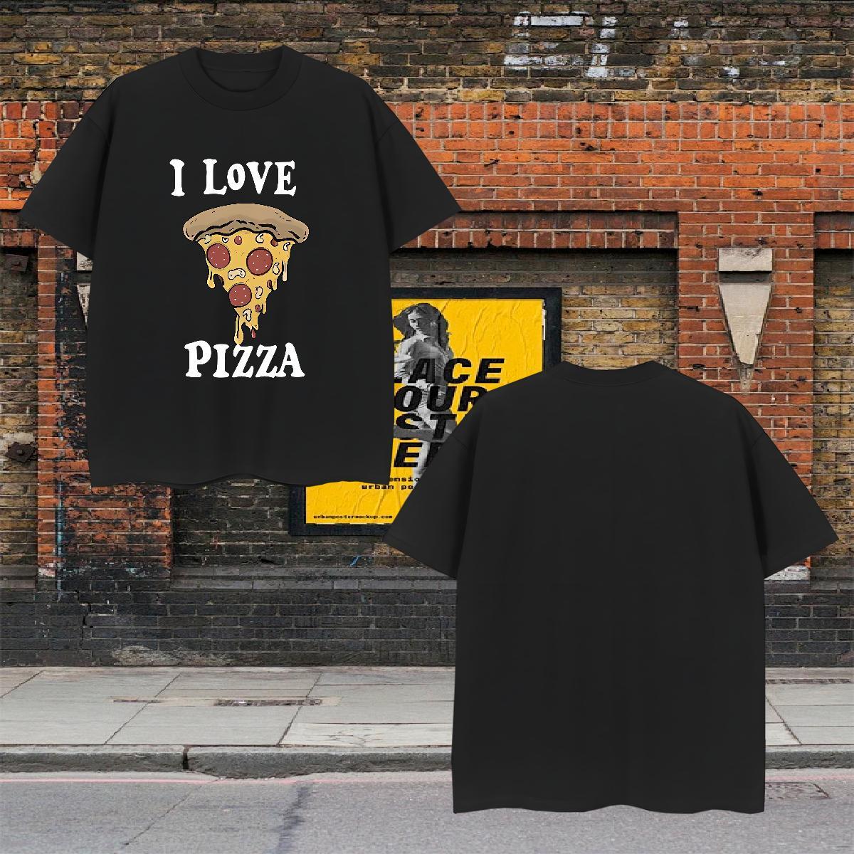 Popular Tshirt for Man Woman 230g 100% Cotton food T shirt Street Breathable Short Sleeve Custom Printed New Tshirts