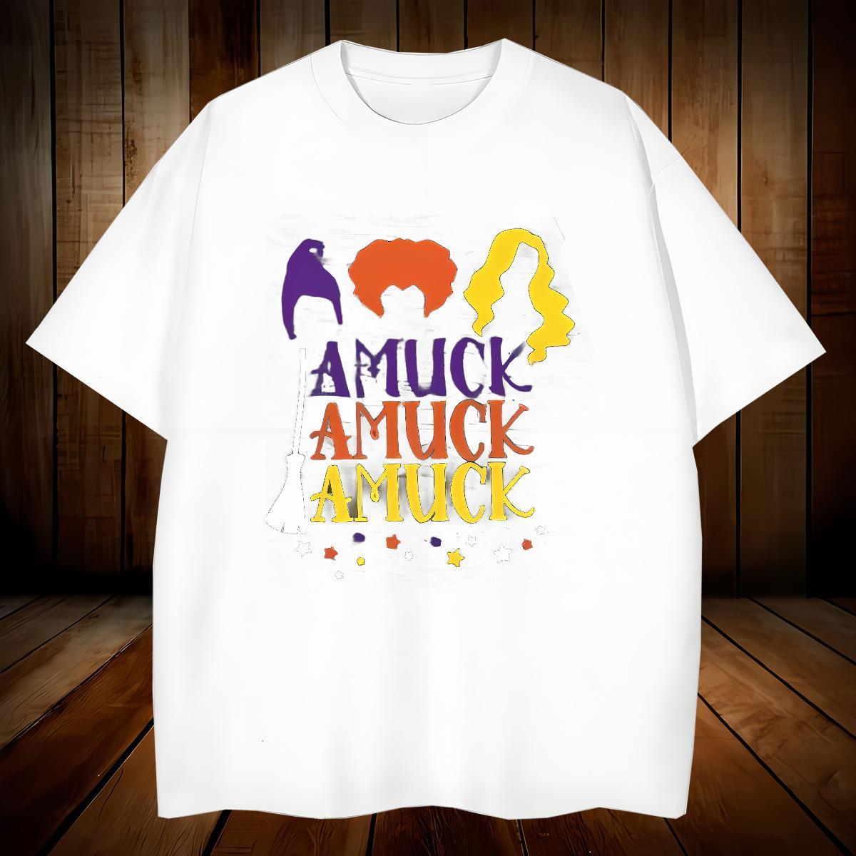 T-Shirts for Men 230g Cotton halloween Sport O-Neck Short Sleeve DIY Printed Tshirts Designer Fashion Classic Polos