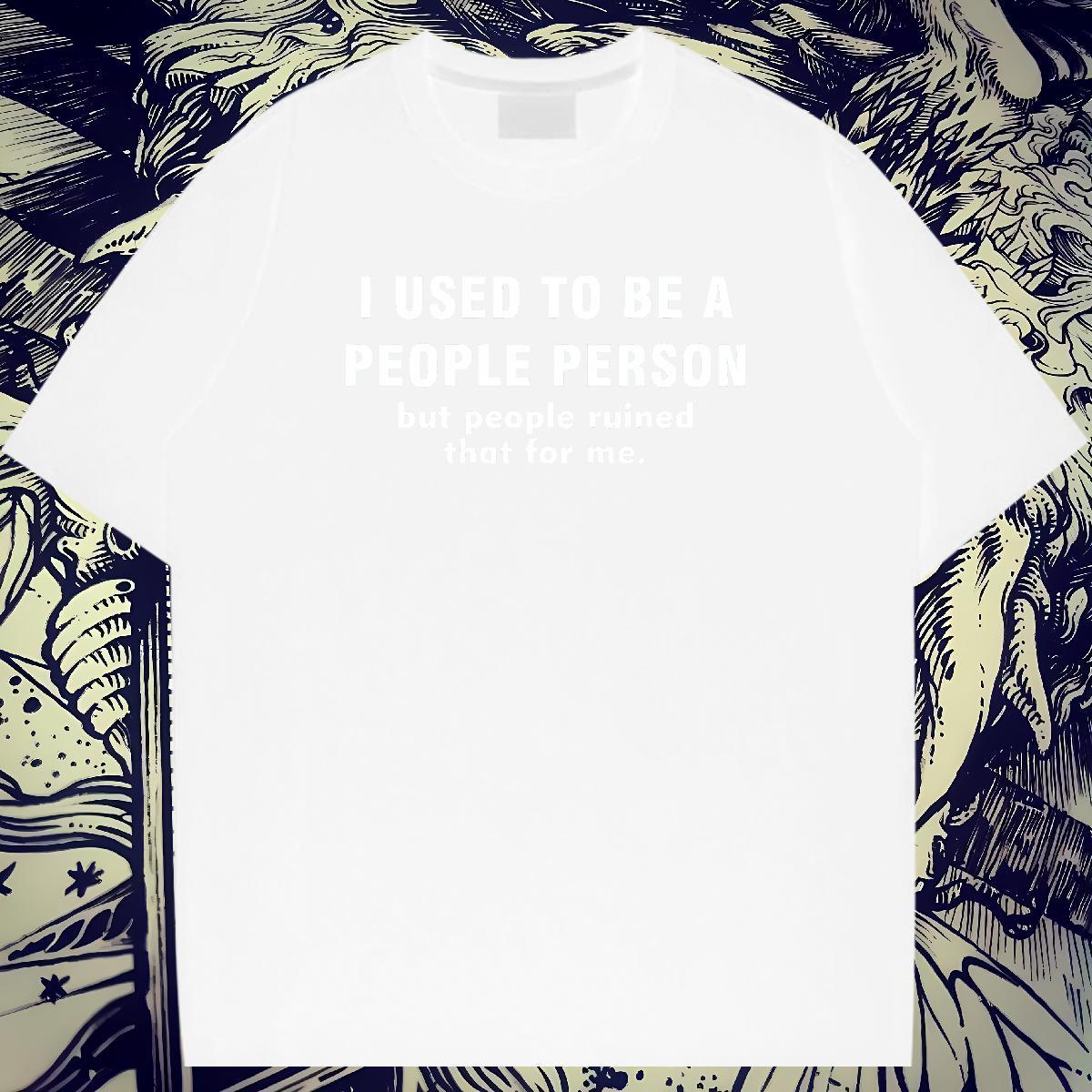 Cool Men Tees 230g 100% Cotton Anime Printing Street letter Skull O-Neck Short Sleeve Fashion Designer T shirt Top Tees