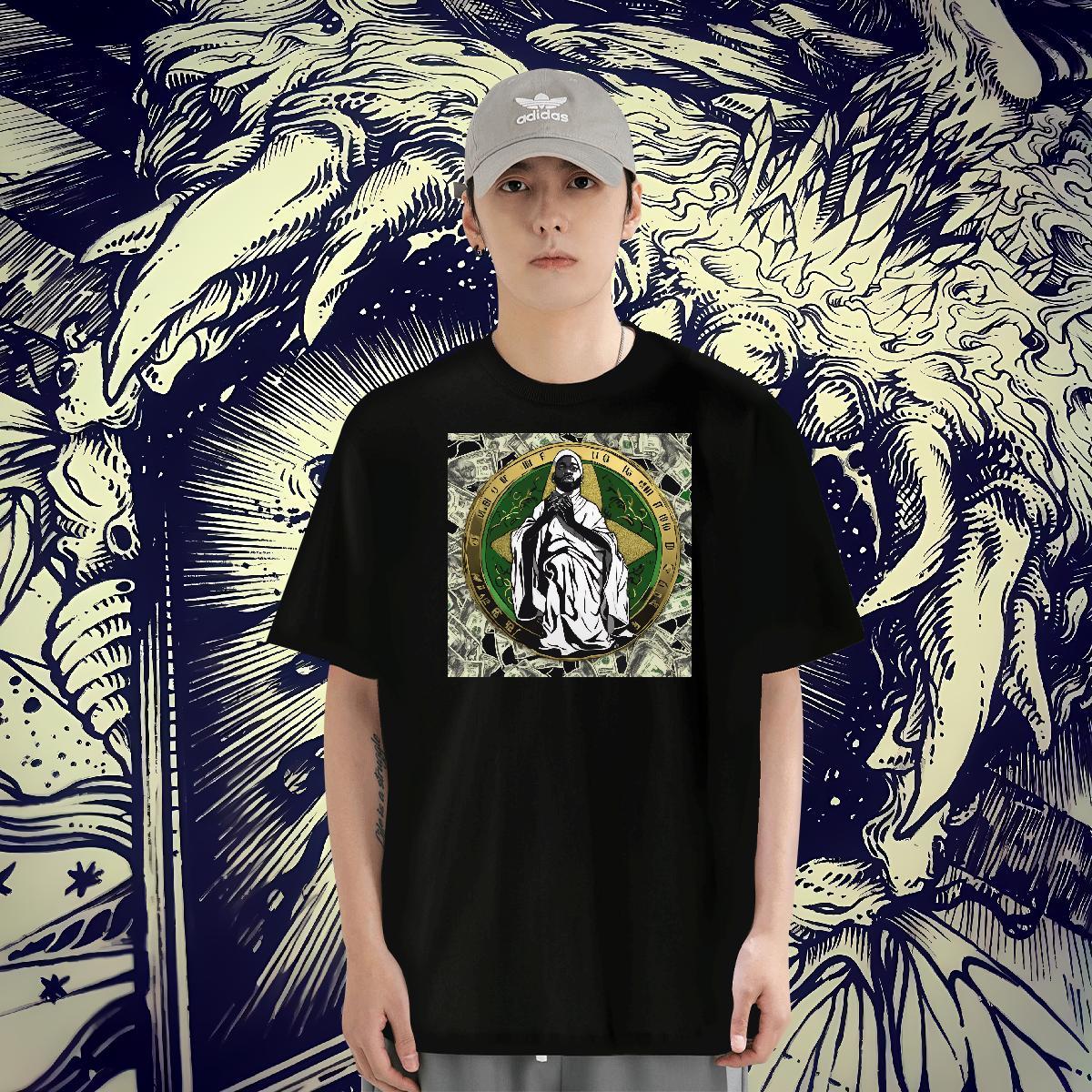 Free Shipping Men Tees 230g 100% Cotton Summer Casual cash DIY Logo Oversized Breathable Crew Neck Fashion Designer Mens T Shirts Tops