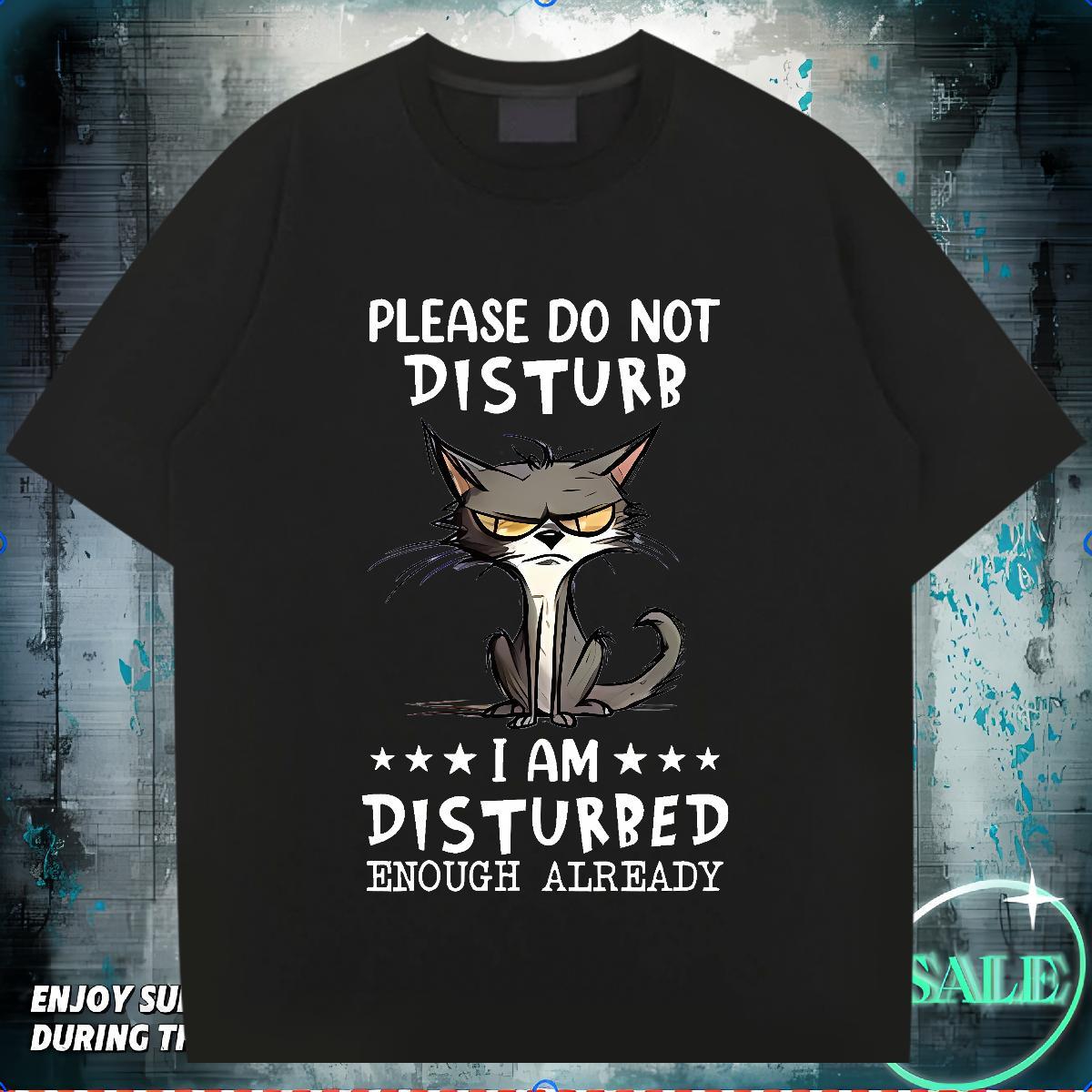 Fashion Designer Man T Shirts 230g Cotton cat Street wear Hip Hop Tshirts Crew Neck Breathable TOP Quality Men Clothes T-Shirt Custom Printing