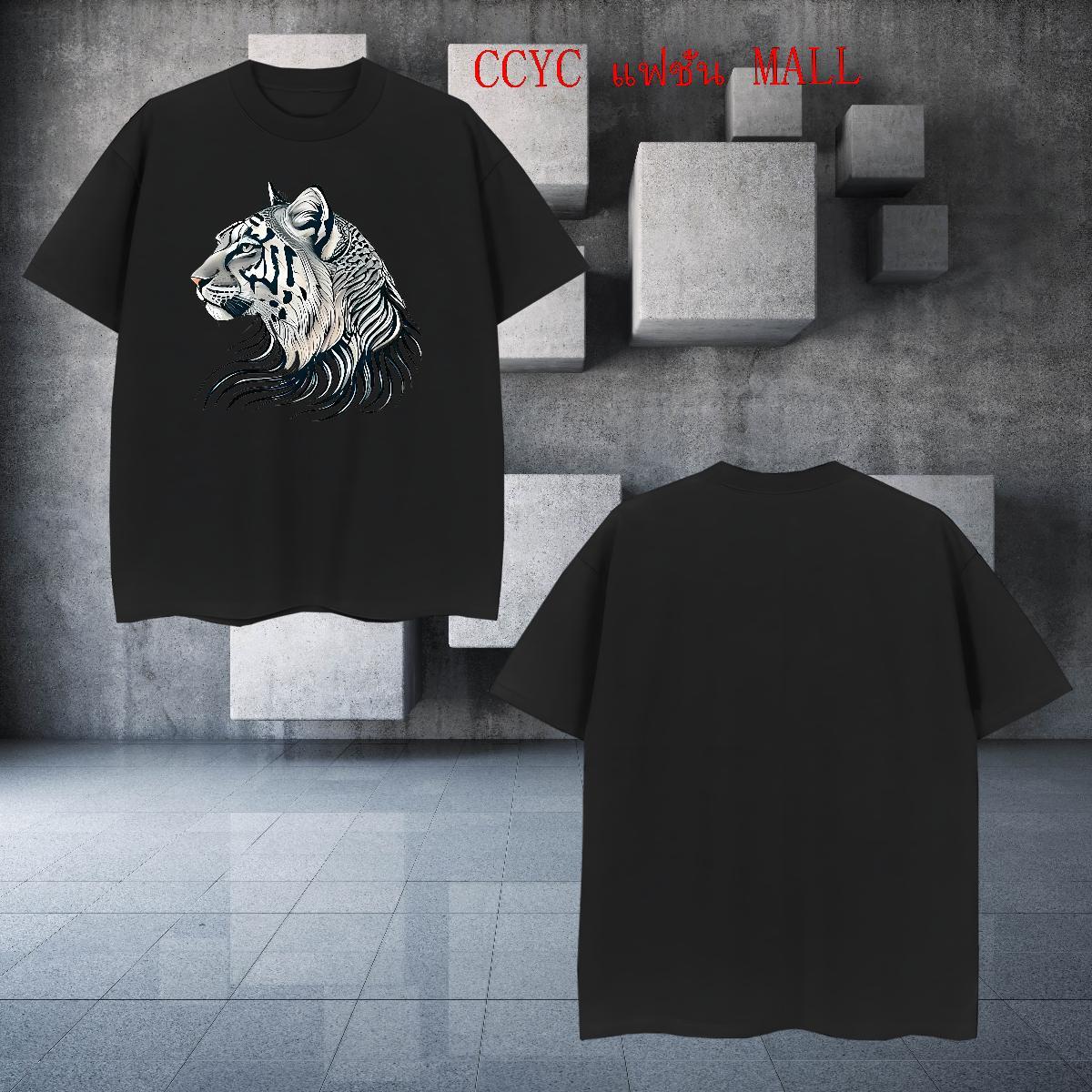 Wholesale Men Tees 230g Pure Cotton tiger T-Shirts Anime Printing Street O-Neck Short Sleeve Oversized Stylist Tshirts