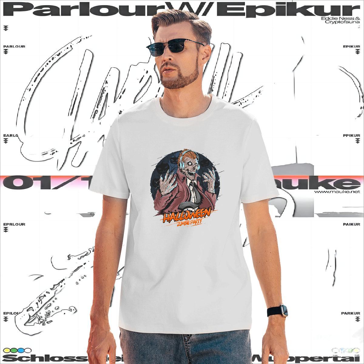 Cool Design Men Tees 230g Pure Cotton monster T shirt Daily Wear Round Neck Short Sleeve Black Oversized Classic Tee Shirt