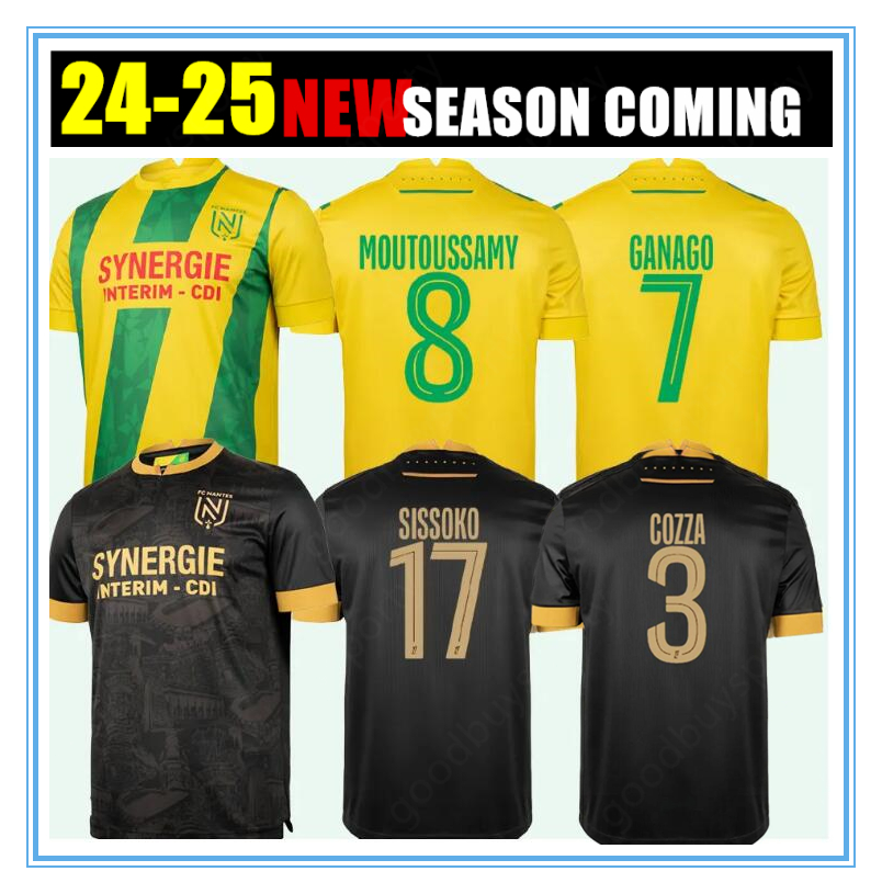 2425 Nantais Maillots FC Nantes SISSOKO Etoile soccer jerseys LOUZA MERLIN 2023 2024 M. MOHAMED BLAS COCO SIMON football shirt men kids maillot de foot GUESSAND