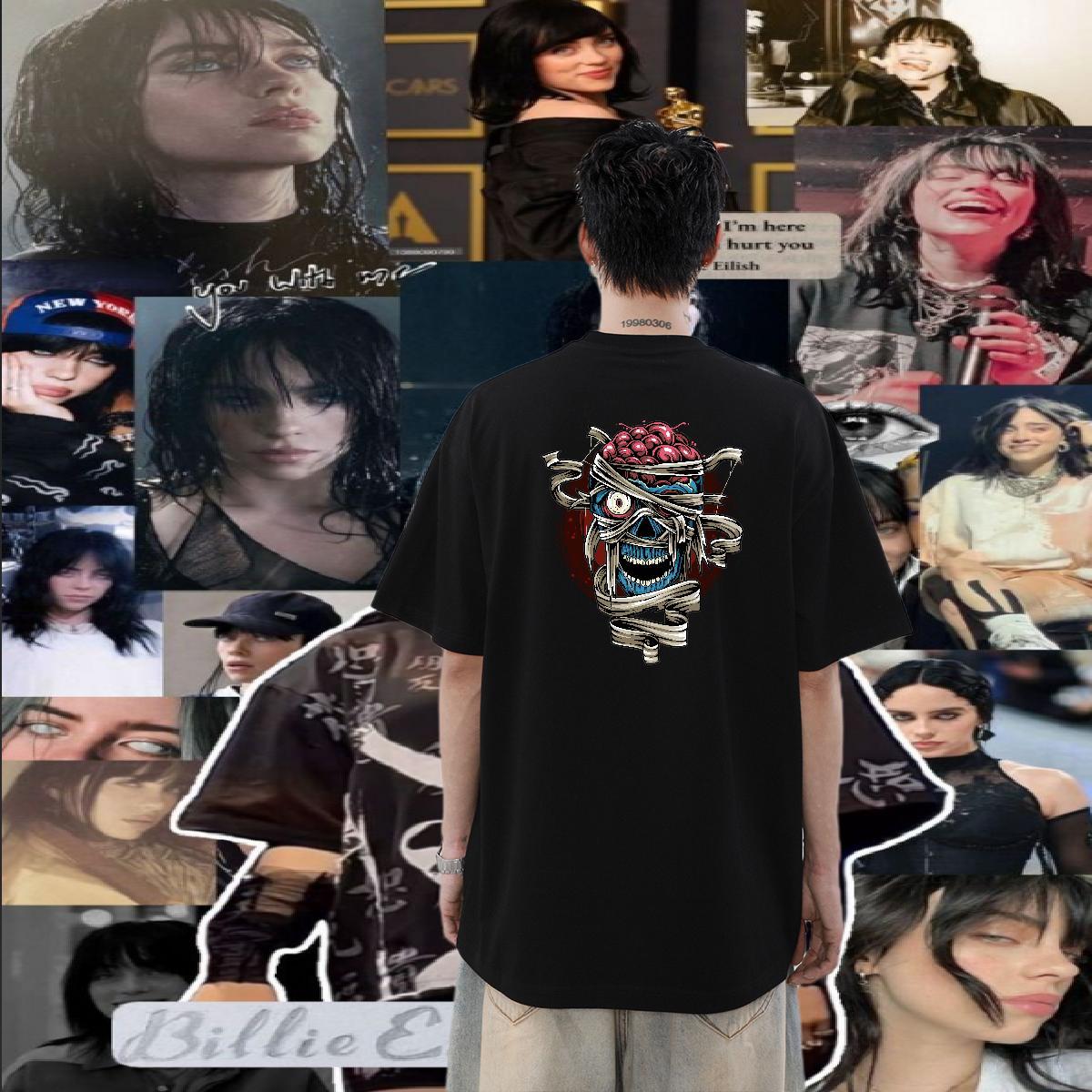 Factory Direct T Shirt For Man 100% Cotton 230g monster Daily Outfit Tshirts Crew Neck Breathable Brand Tshirt for Man Woman Oversized