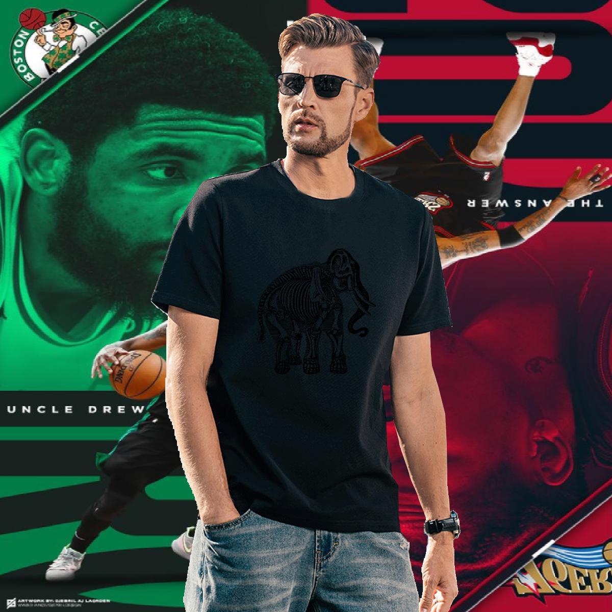 Unisex Tshirt for Man Woman 230g Cotton Elephant Man T Shirts Sport Breathable Soft Customized Print New Polos