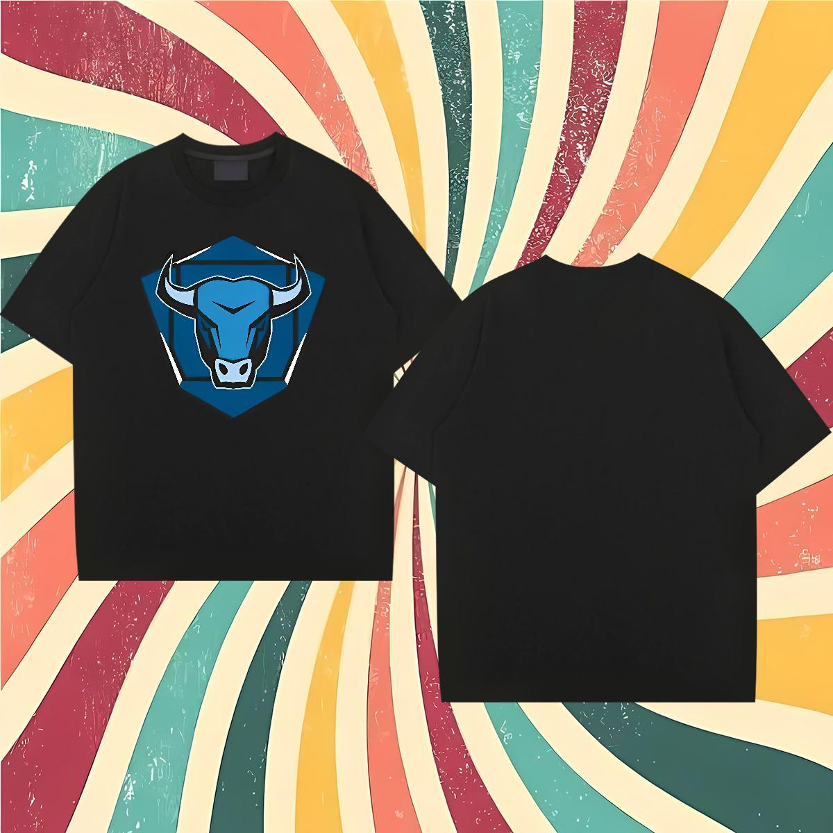 DIY Customized Mens T Shirts 230g Cotton cow Sports Casual Top Tees Breathable Short Sleeve Brand Men Clothes T-Shirt Custom Printing