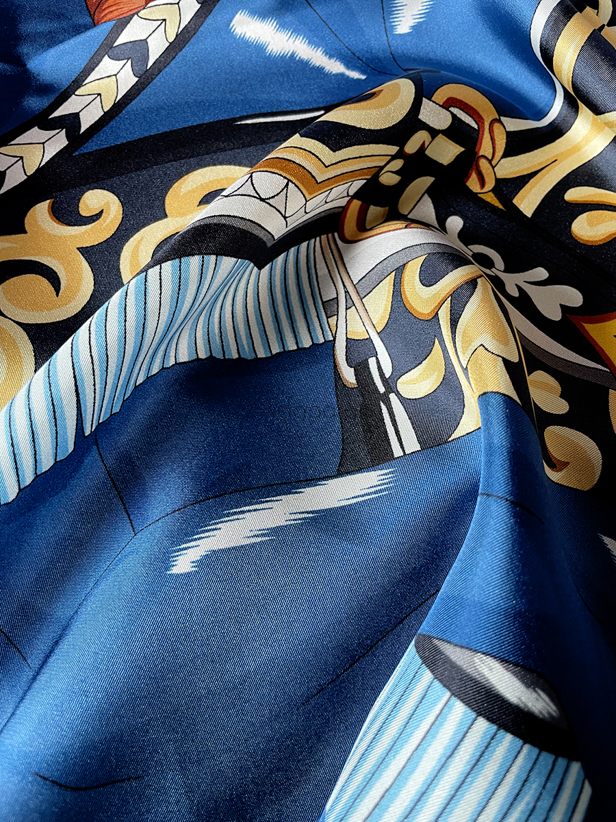Oversized Scarf Women Mulberry Twill Silk Scarfs for Bag Large Handrolled Edge Shawls Bandanas Hijab Versatile Mother's Day Christmas Gift HARNAI