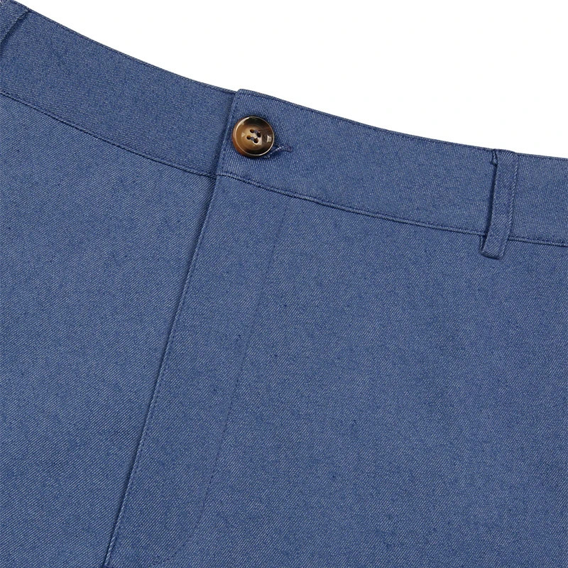 Spring Mens Casual Pants Streetwear Fashion Pure Color Mid Waist Slim Fit Pencil For Male Vintage Pleated Suit Trouser 240806