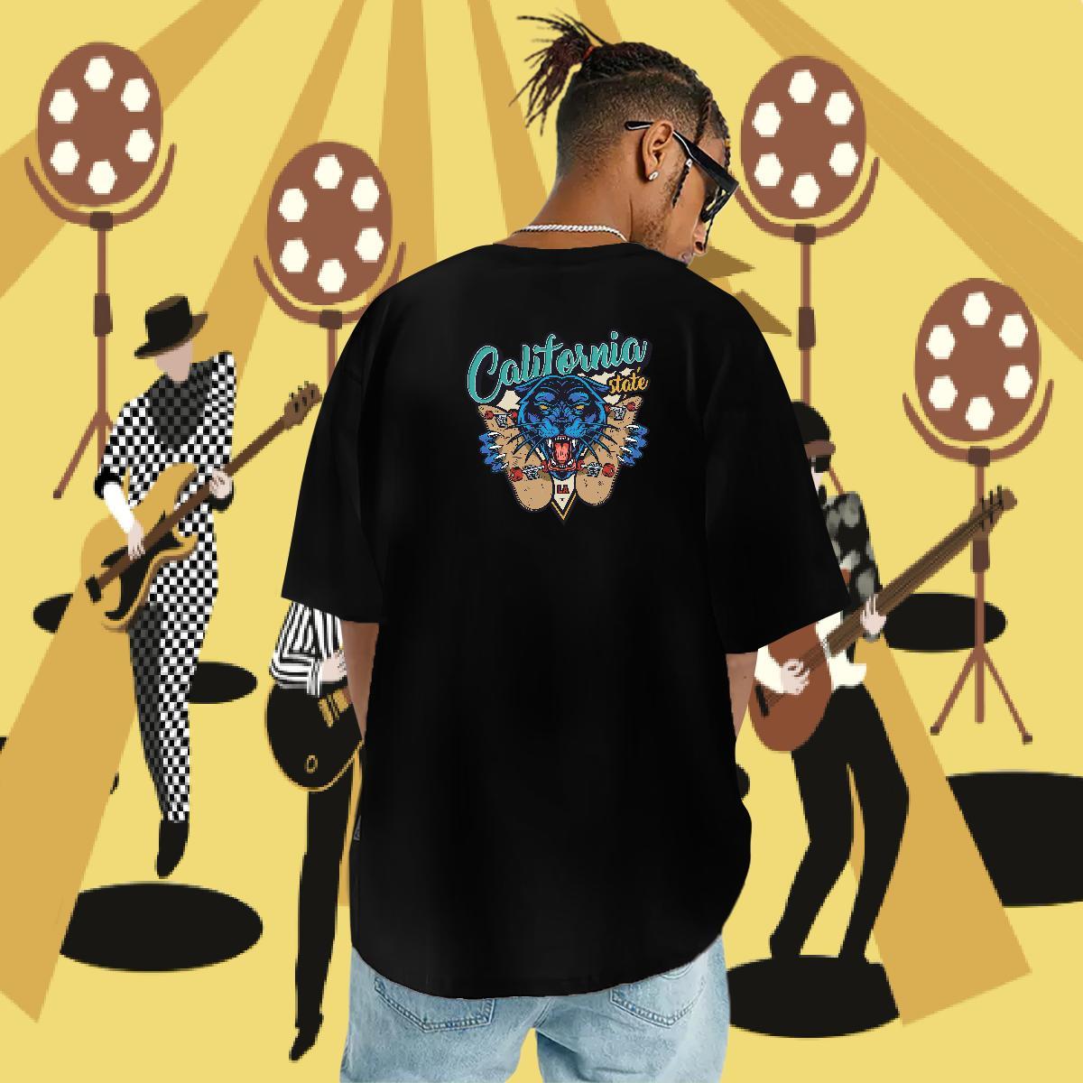 DIY Customized T shirt 230g Cotton Street wear Hip Hop Tee Shirt Pure Cotton Designer Men Clothes T-Shirt Oversized 3XL 4XL