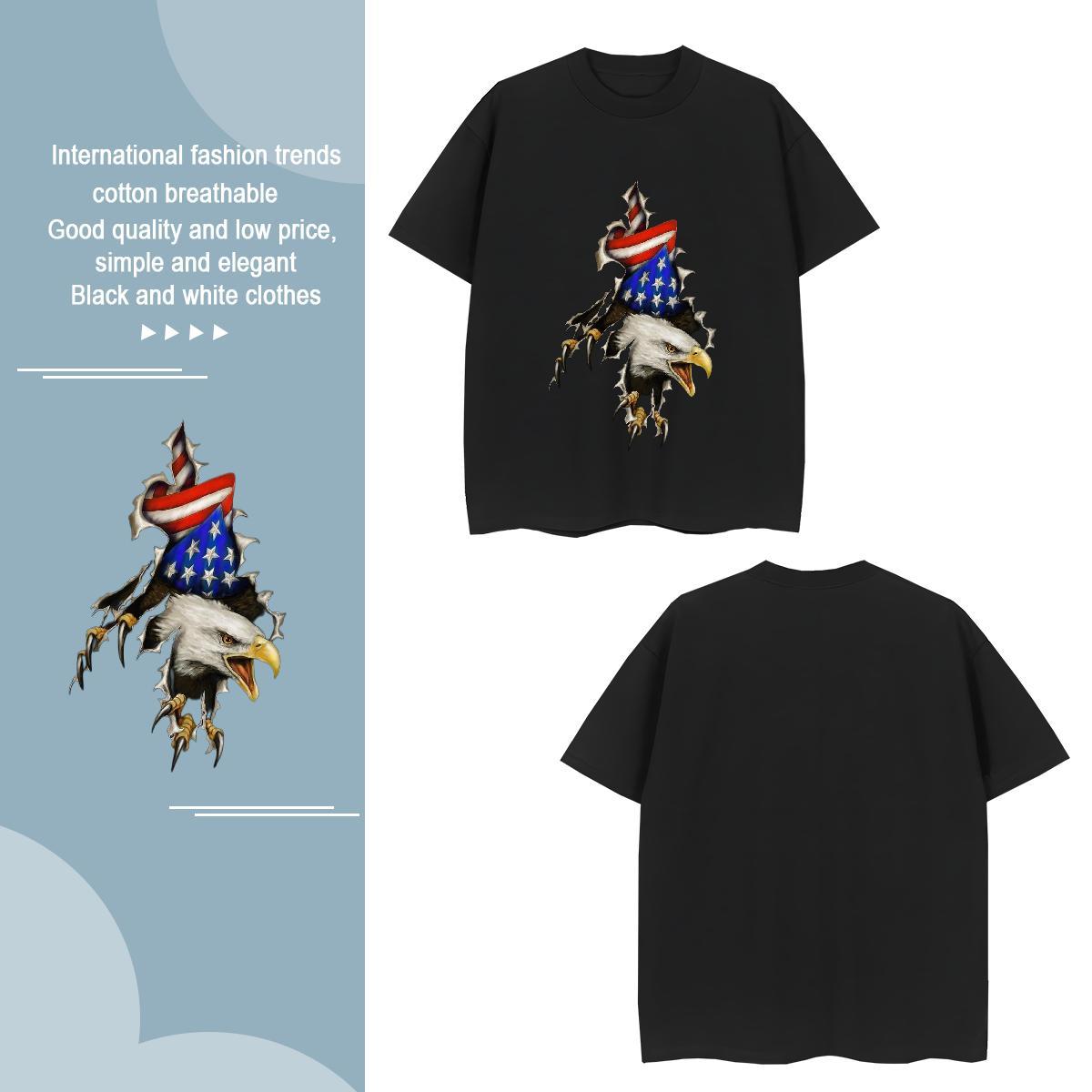 Men T Shirts 100% Cotton 230g cool Daily Wear Round Neck Short Sleeve Black Oversized Men Clothes T-Shirt Factory Direct Unisex Clothings