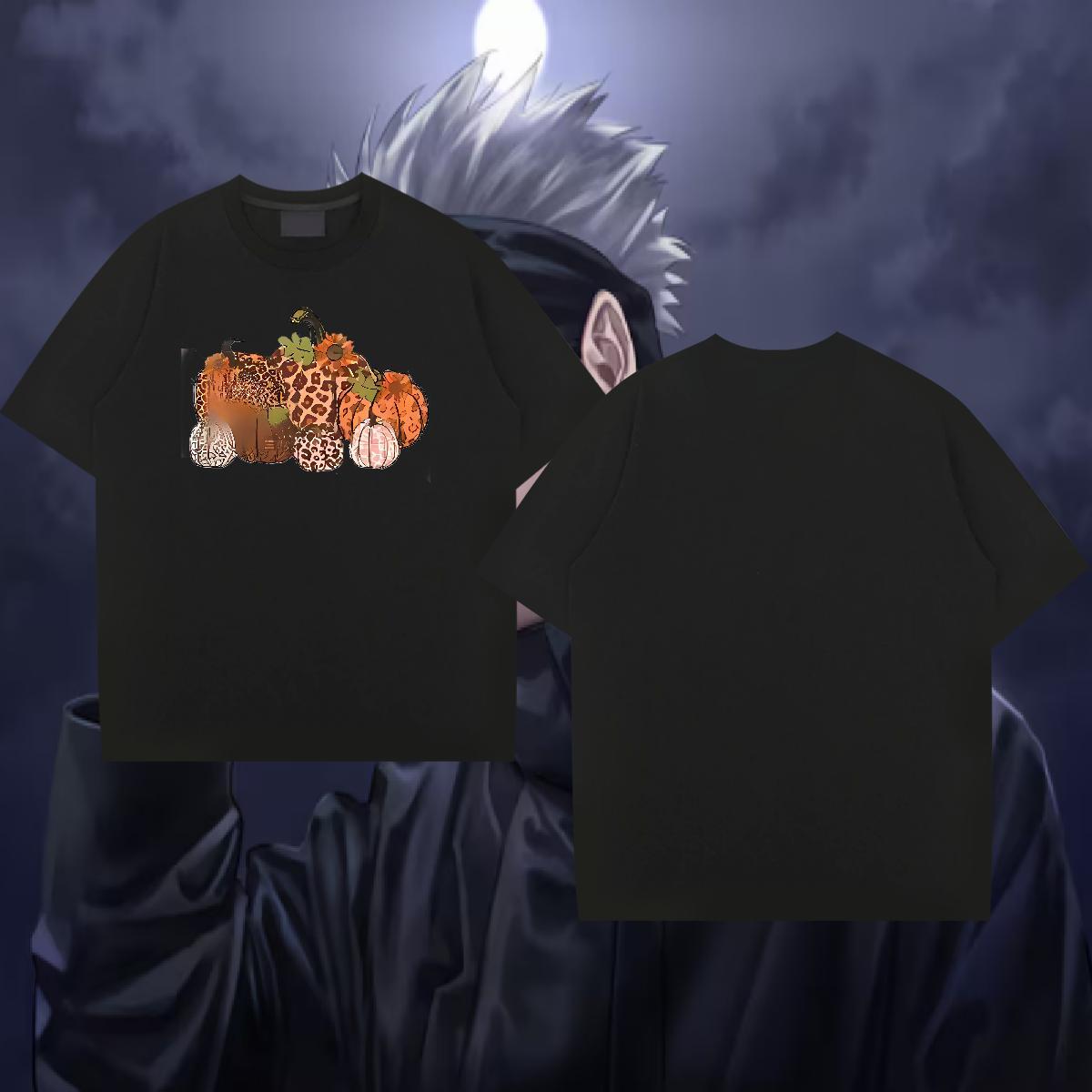 New Designer T Shirts Men 100% Cotton 230g halloween Home Outdoor Tees Shirts Crew Neck Breathable Free Shipping Men Tshirts DIY