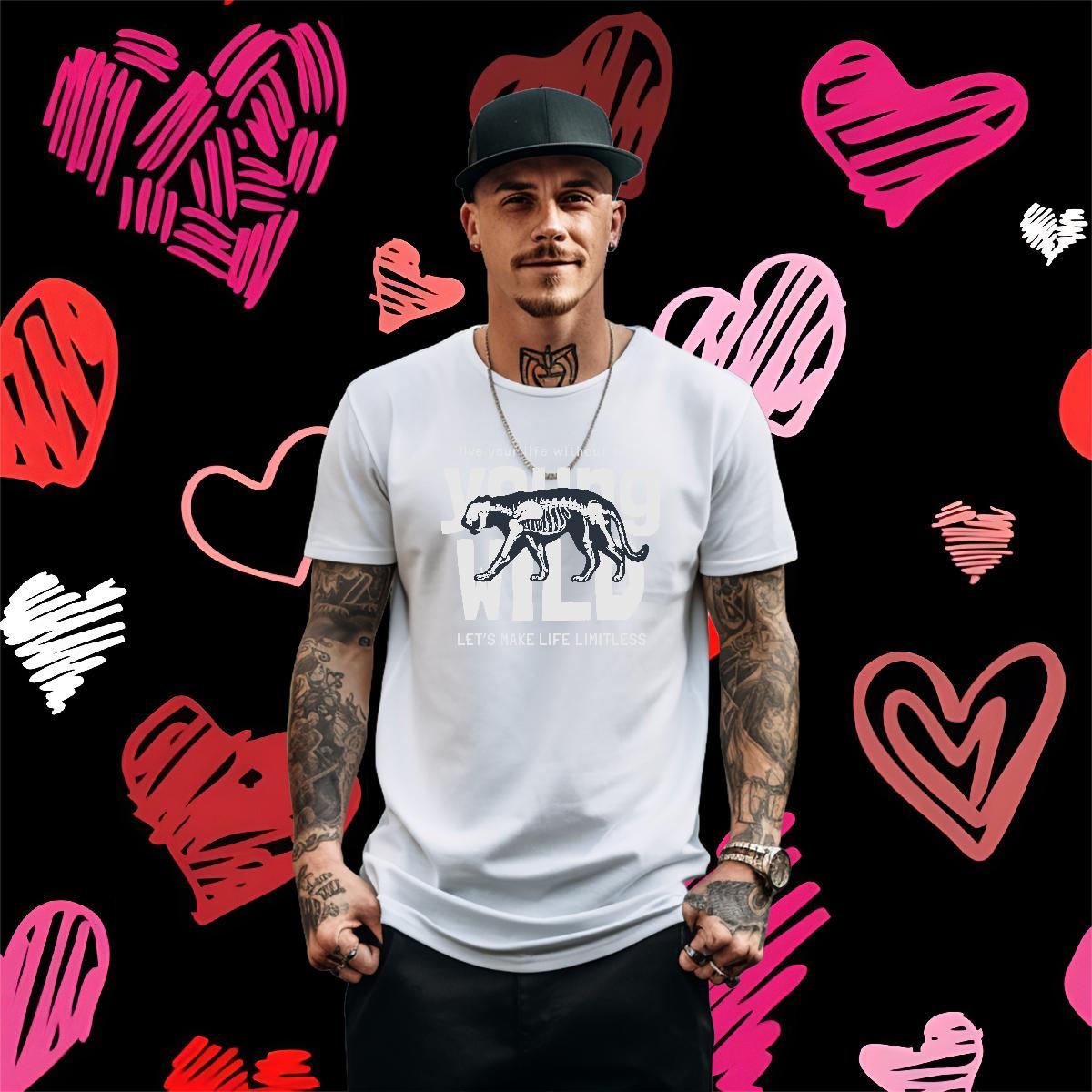 Free Shipping T Shirts Men 230g 100% Cotton High Street Hip Hop Tee Shirt Breathable Short Sleeve Loose Men Tshirts DIY Anime