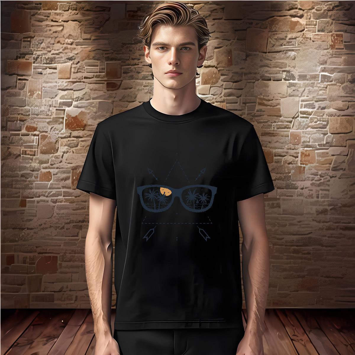 T Shirts Men 230g 100% Cotton sun Sport Breathable Short Sleeve Asian Size Men Tshirts New Arrival Wholesale Clothings