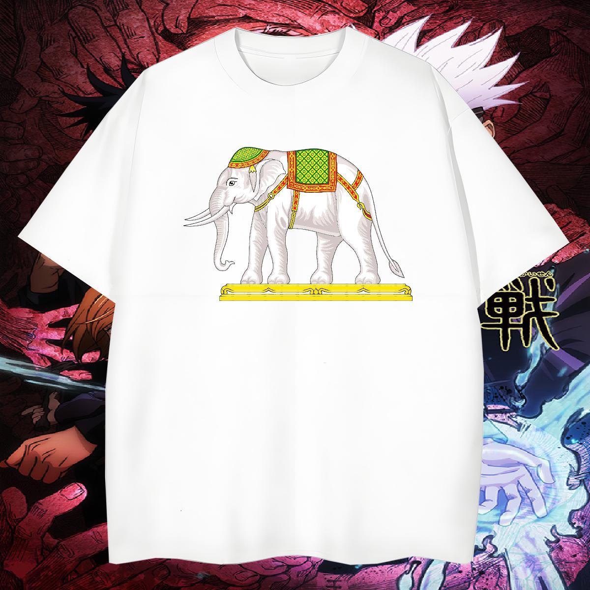 Loose Fit Mens Tshirts 100% Cotton 230g elephant T-Shirts for Men Hip Hop Street Breathable Short Sleeve Oversized New Designer Tops Tees