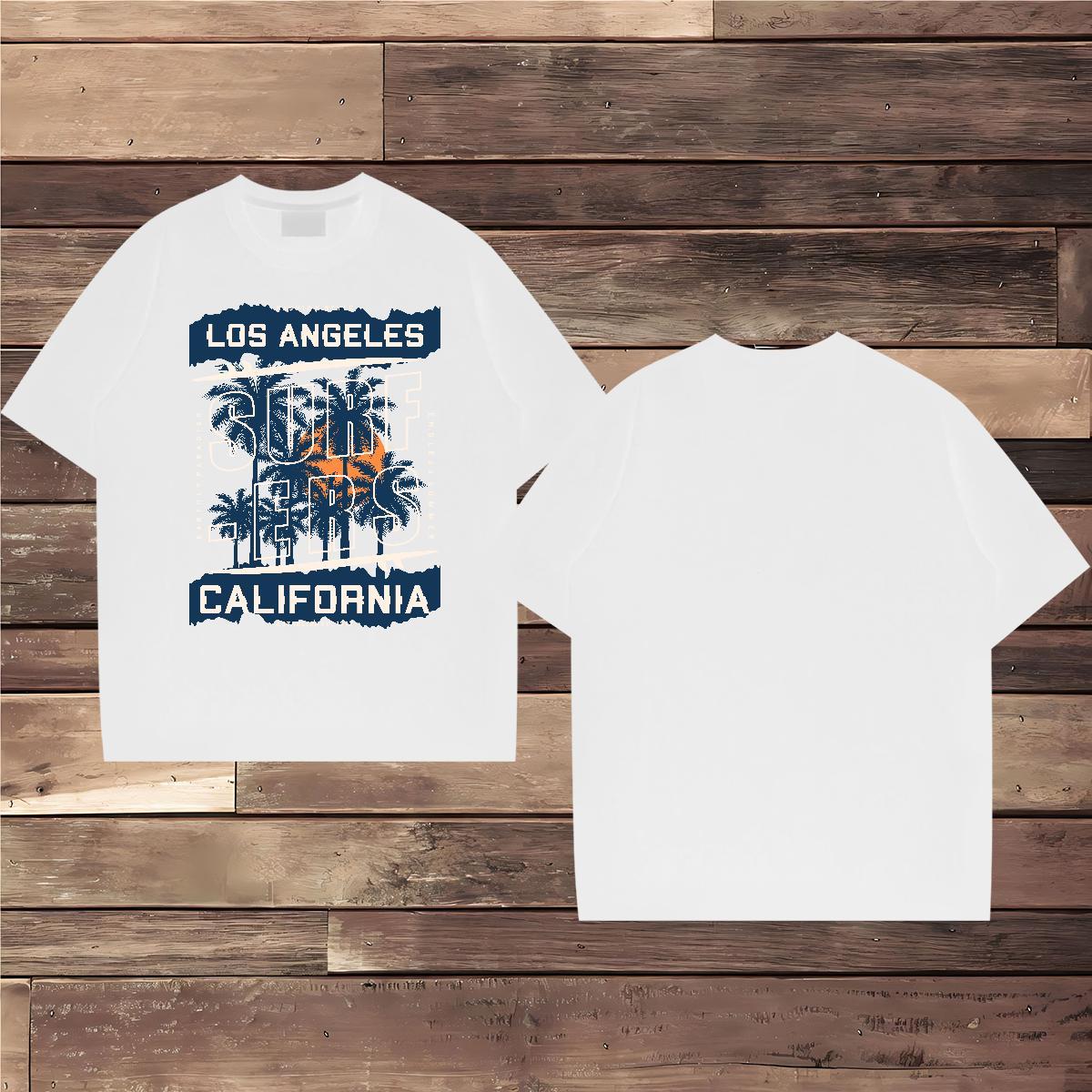 Casual New Mens T Shirts 230g 100% Cotton tree High Street Hip Hop Clothes Round Neck Short Sleeve High Quality Men Tshirts Cartoon Printing L-4XL
