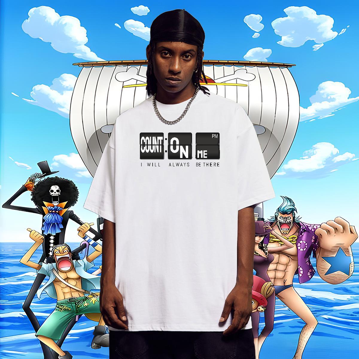 Loose Men Clothes T-Shirt 100% Cotton 230g Hip Hop letter Custom Printing Breathable Crew Neck New Arrival T shirt Polos