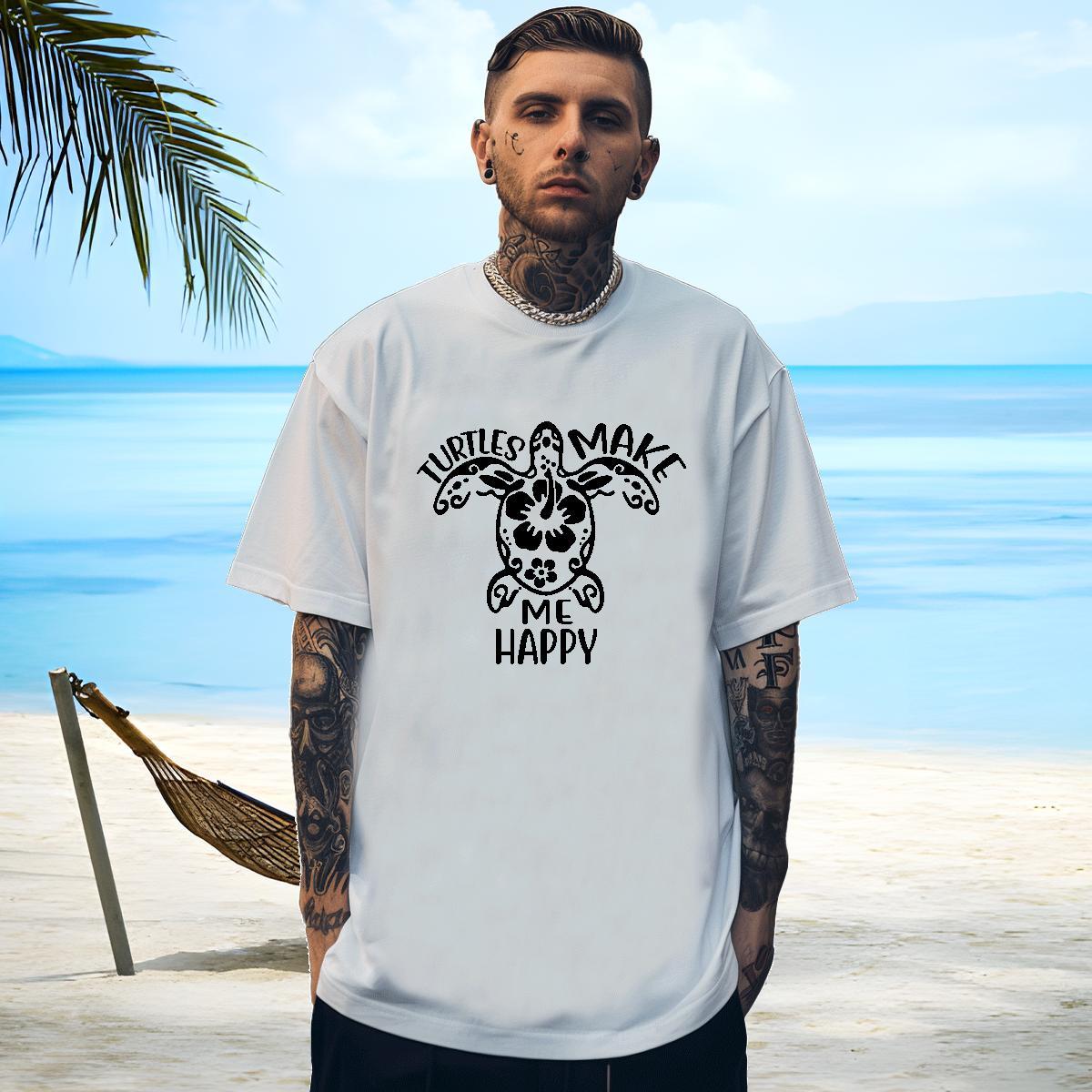 Soft Mens Tshirts 230g 100% Cotton T Shirt For Man Beach Breathable Soft Customized Fashion Casual Top Tees