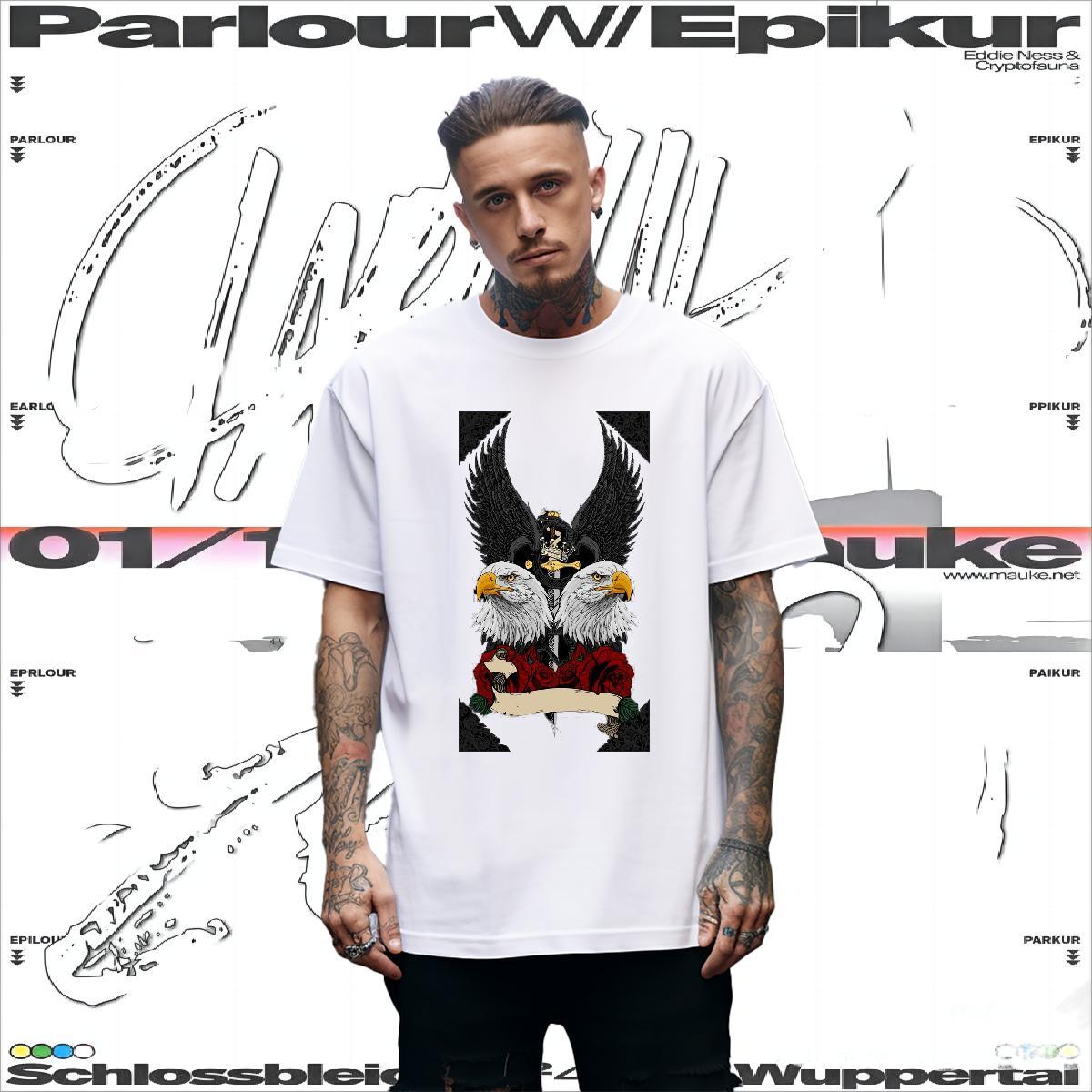 Free Shipping Men T Shirts 100% Cotton 230g cool Beach Clothes Pure Cotton Unisex Men Tops Tees Anime Print