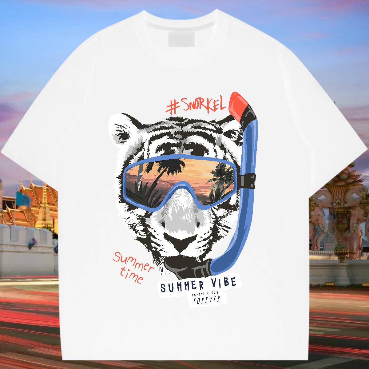 Classic T-Shirts for Men 230g Cotton Sports Casual Clothings O-Neck Short Sleeve Unisex Tshirts Asian Size