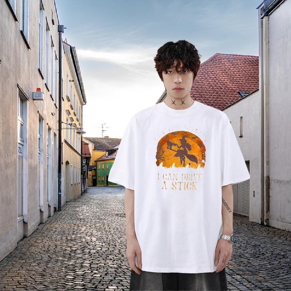 2024 Designer Mens T Shirts 230g Pure Cotton halloween Hip Hop Street Tops Crew Neck Unisex Men Tshirts Cartoon Printing L-4XL