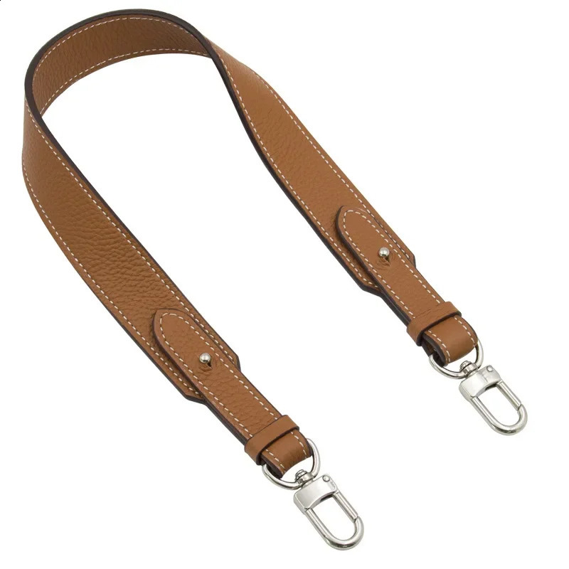 High Quality Genuine Leather Shoulder Bag Strap DIY Solid Color Cross Body Adjustable Belt Replacement Accessories 240805