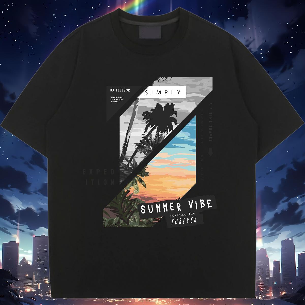 Loose fit T Shirts Women Breathable Short Sleeve Woman Tshirt Custom Print Oversized tree Hip Hop Street 230g Pure Cotton New Tshirts