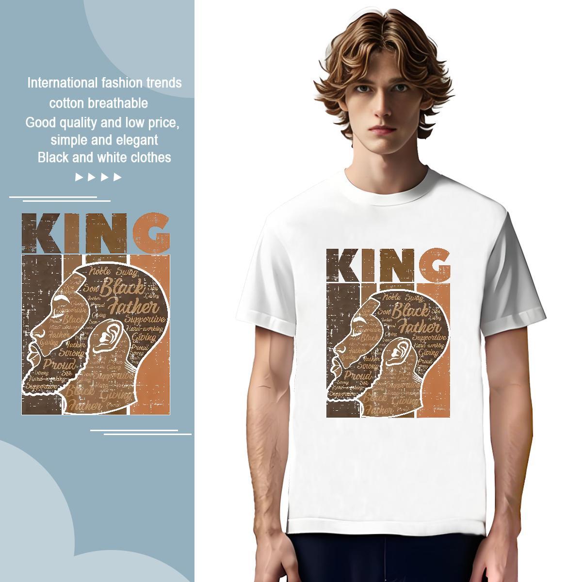 T Shirts Men 230g Pure Cotton man Outdoor Breathable Floral Print Couples T Shirts Factory Direct Cool Design Clothes