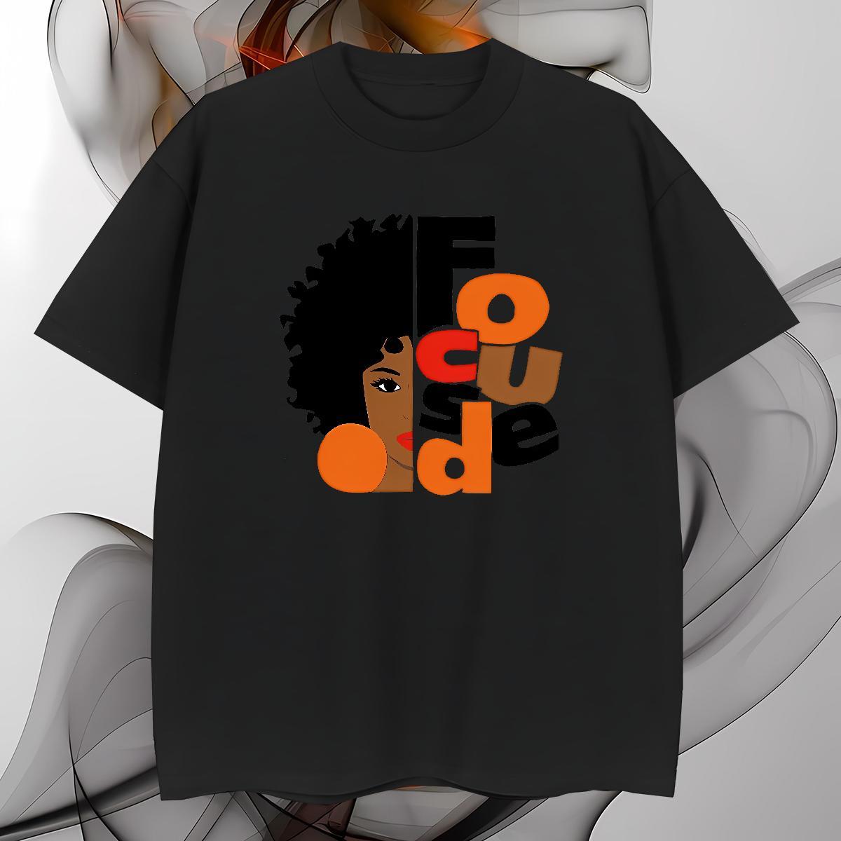 T shirt 230g Cotton portrait Casual O-Neck Short Sleeve Custom Cartoon Men Tops Tees New Arrival Loose Tshirts