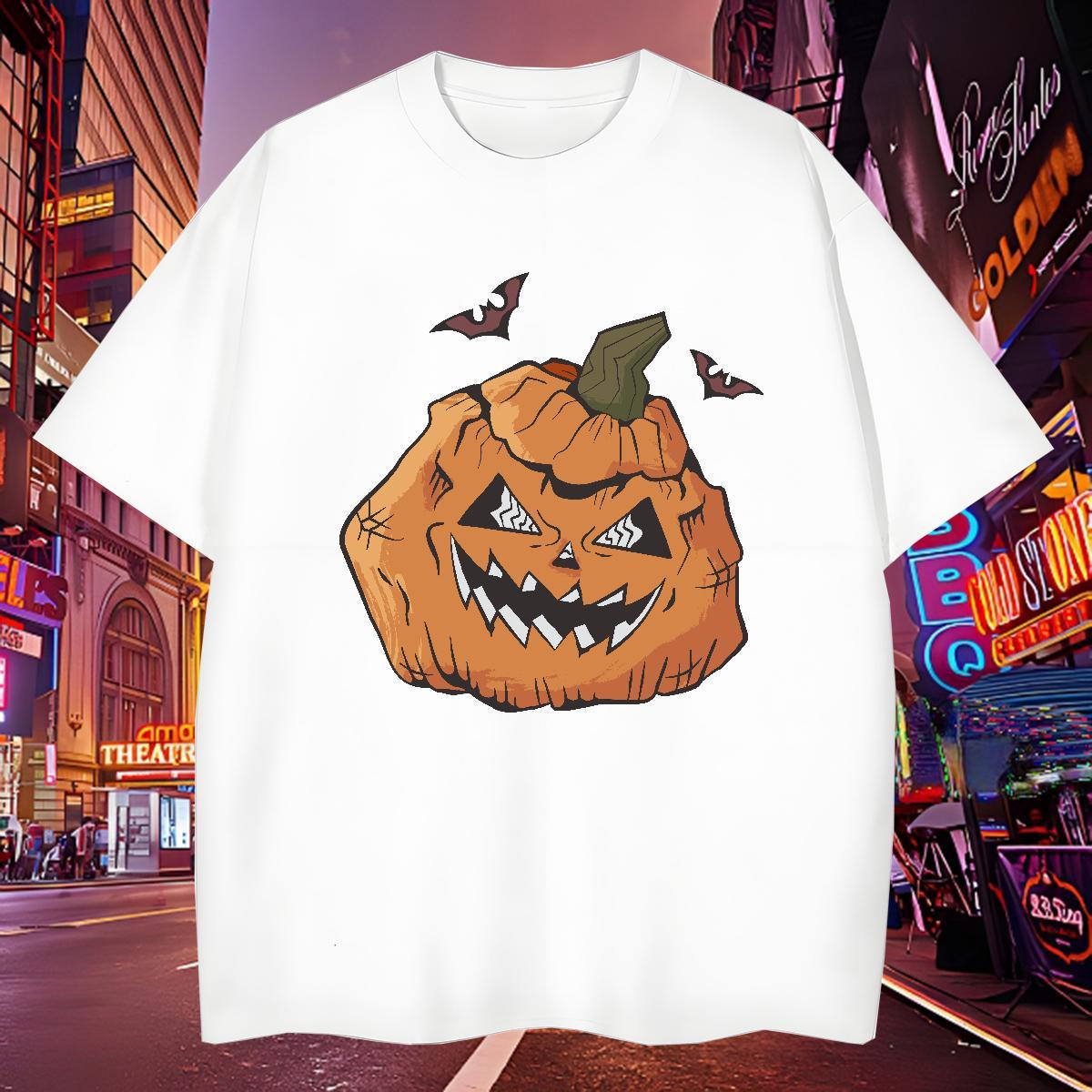 Designer Men Tops Tees 230g 100% Cotton pumpkin Men T Shirts Sport Round Neck Short Sleeve Plus Size Custom Stylist Tees Shirts