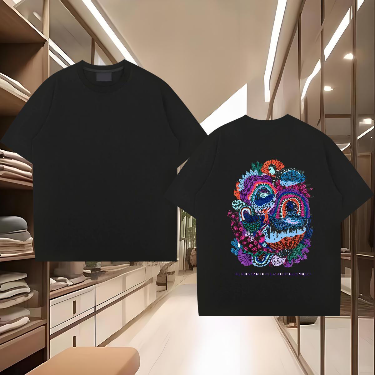 DIY Mens T Shirts 230g 100% Cotton snake Daily Wear Tees Breathable Crew Neck High Quality Men Tshirts Custom Anime