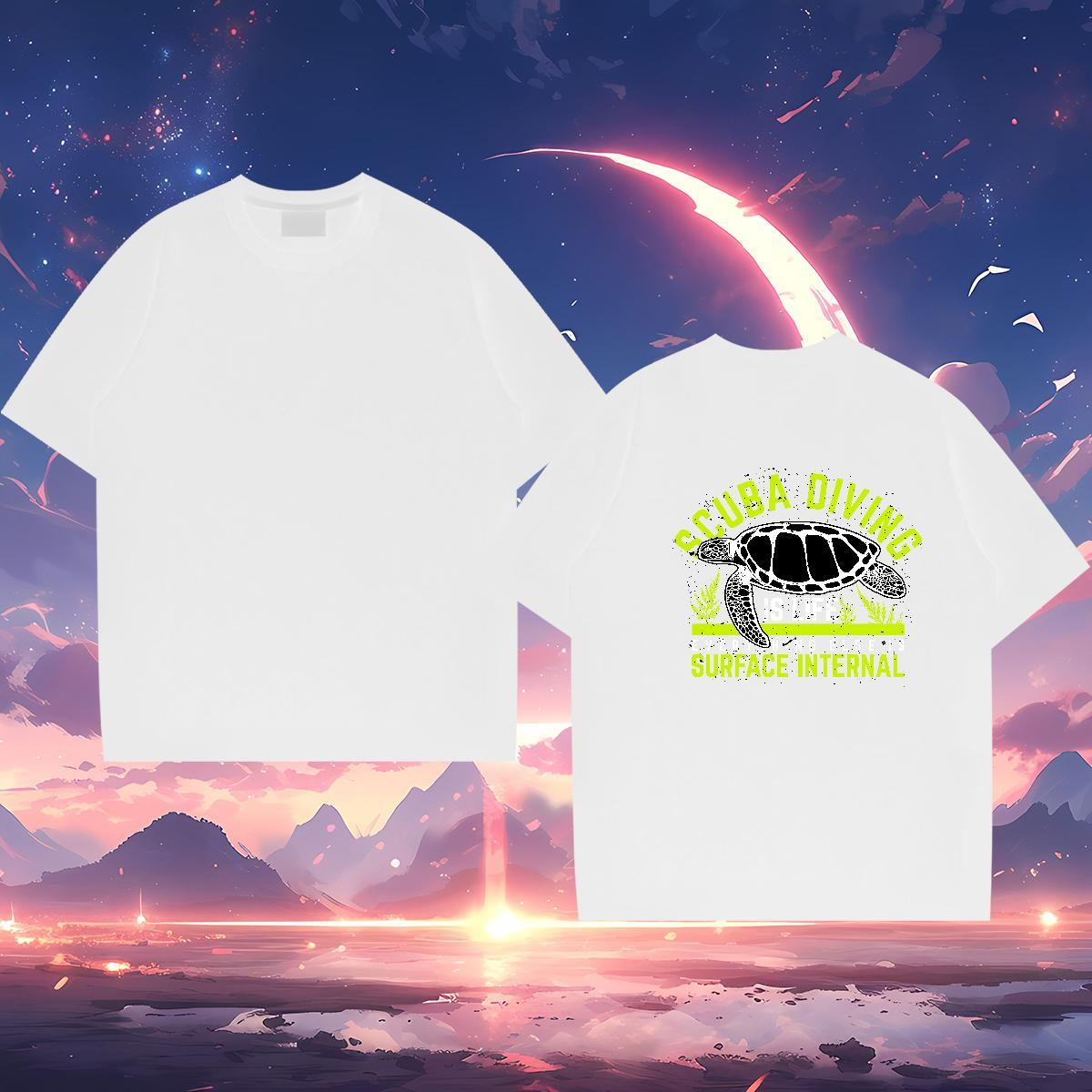 2024 Designer T-Shirts for Men 230g Cotton Street Wear Pure Cotton Soft Mens Tshirts Oversized 4XL