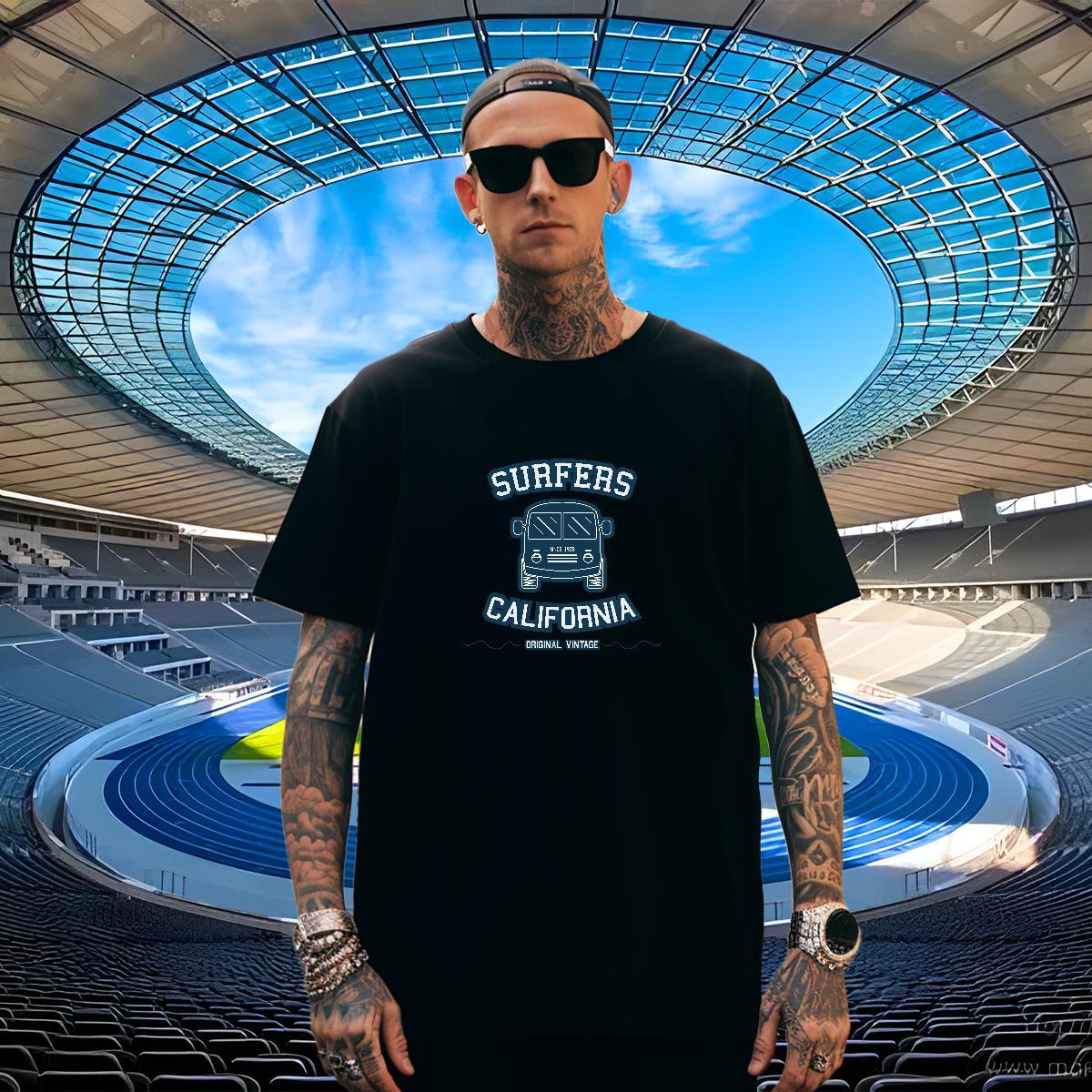 Classic Tshirt for Man Woman 230g 100% Cotton Street Casual letter Cartoon Print Breathable Customized Men T Shirts Tops