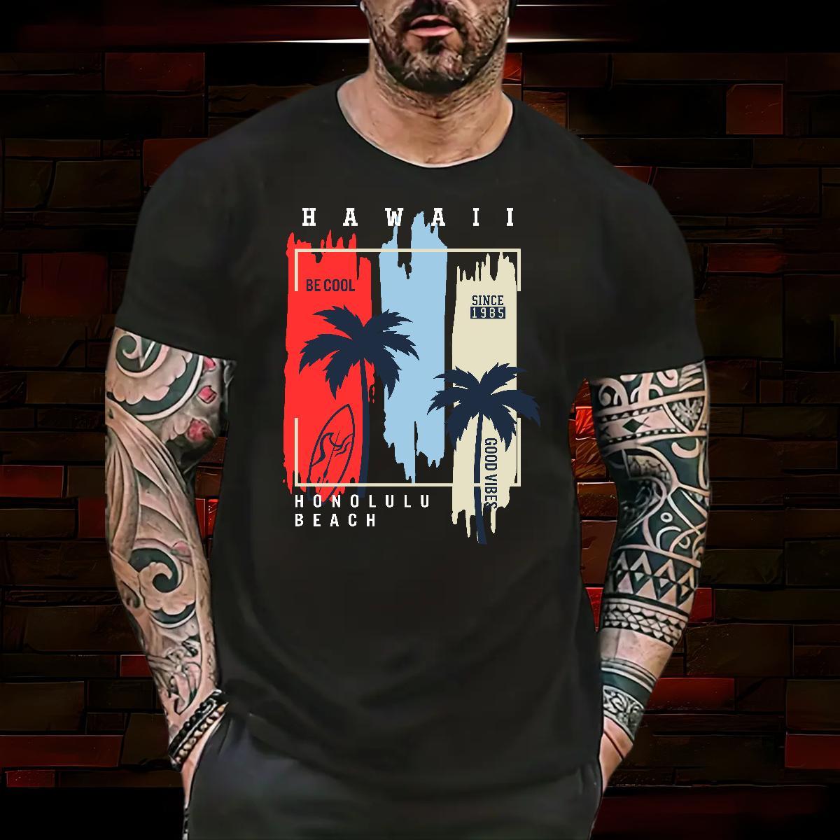 Customized Mens T Shirts 230g 100% Cotton tree Street Wear Top Tees Breathable Soft Popular Couples T Shirts Asian Size