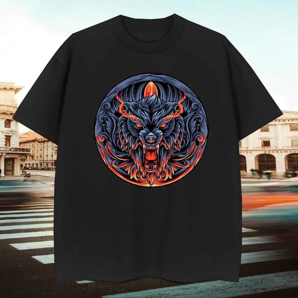 Loose Fit Men Tees 100% Cotton 230g High Street Hip Hop Custom Anime Breathable Soft 2024 Designer T-Shirts Clothes